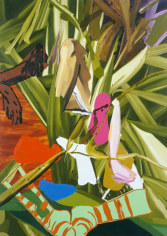 Hurricane Lover, 2002  Oil on canvas  84h x 60w x 1 1/4d in  LR2002007  Collection Germany