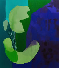 LES ROGERS  Frankenstein's Flower, 2017  Oil on canvas