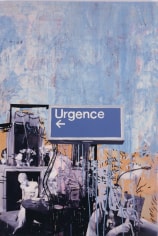 LES ROGERS  Superlast, 1995  Oil and enamel on birch plywood  69h x 48w x 1/2d in
