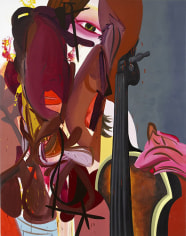 Secret Goldfish, 2006  Oil on canvas  84h x 66w x 1 1/4d in  LR2006005