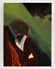 LES ROGERS  Melancholy, 2008  Oil on canvas  24h x 18w x 3/4d in
