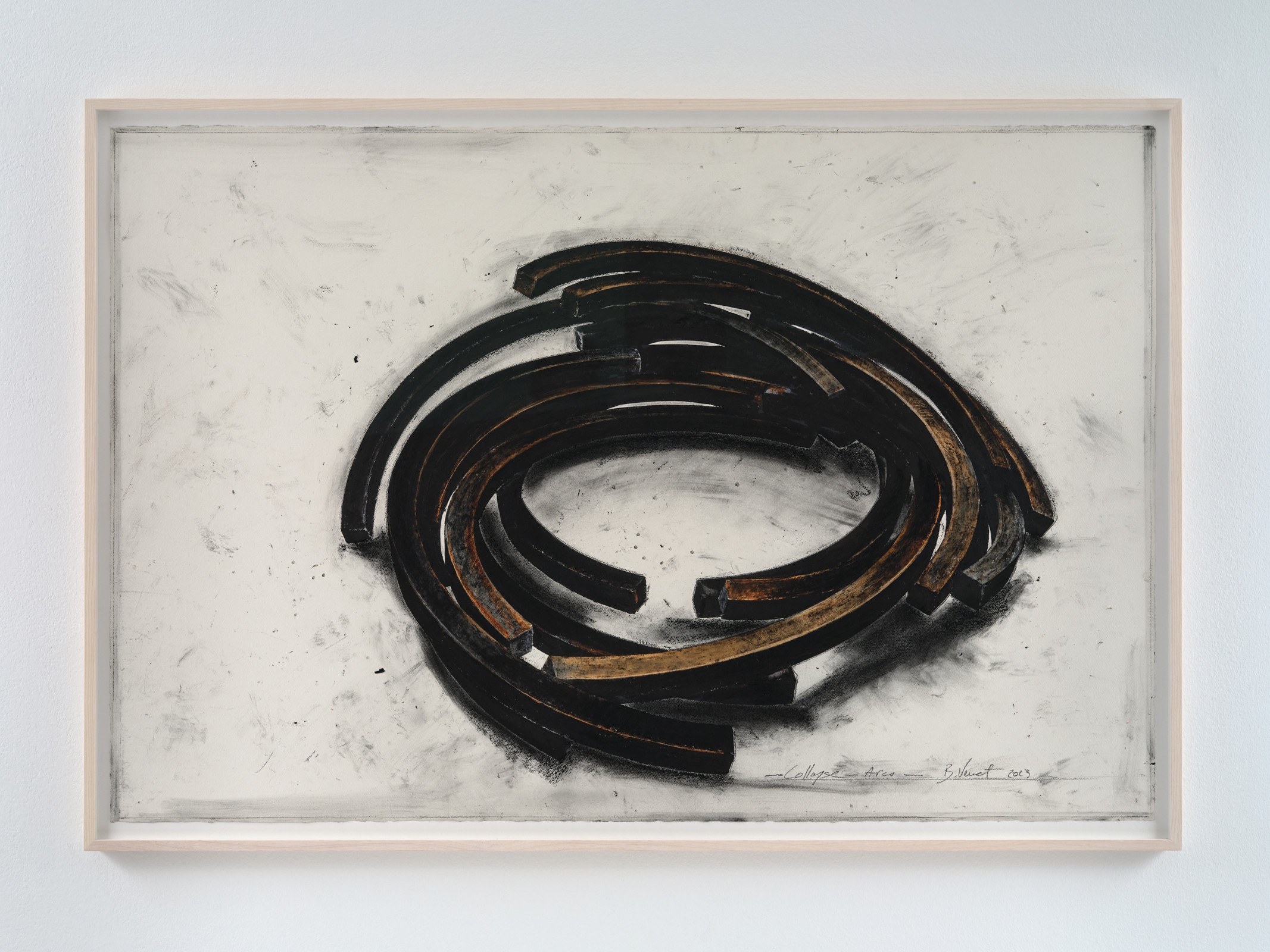 Bernar Venet, Collapse - Arcs, 2023