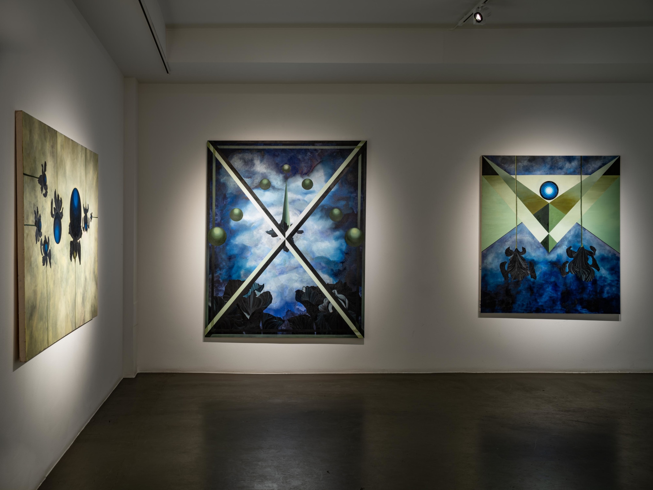 Installation view,&nbsp;Ghost Flowers, Arrived Through Water, 2021