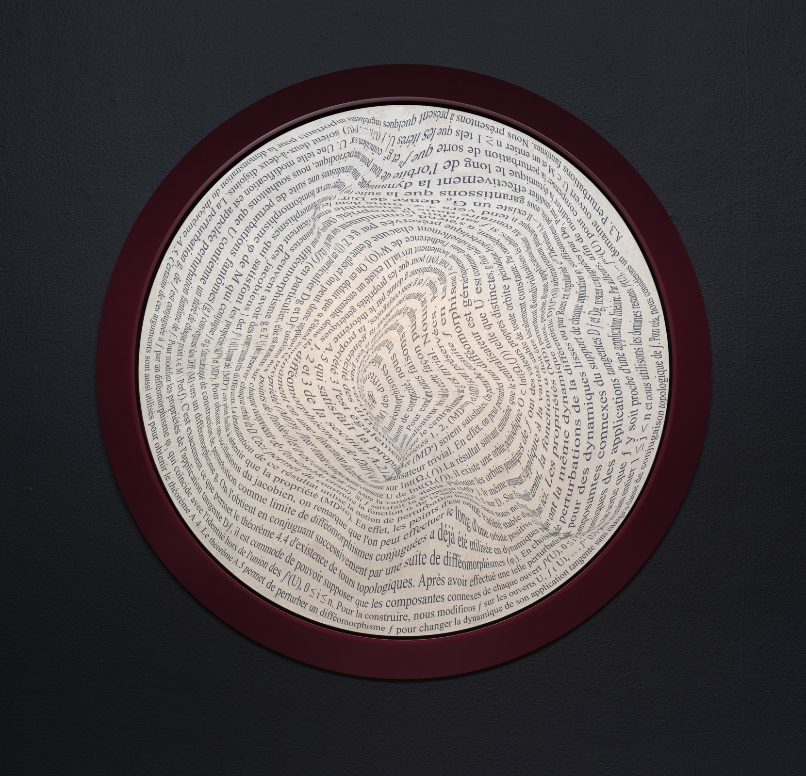 Bernar Venet, Difféo Pearl 4, 2023