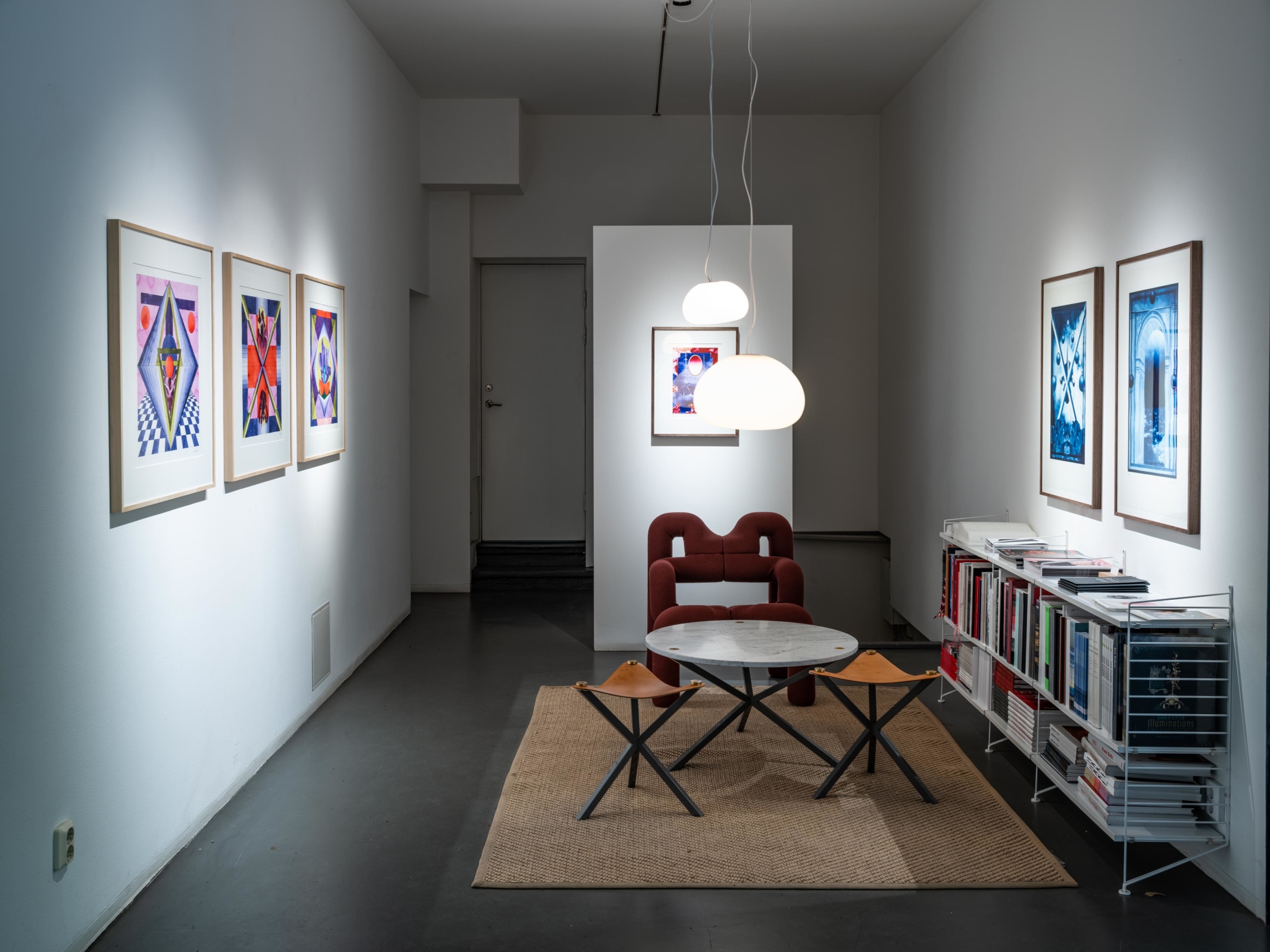 Installation view,&nbsp;Ghost Flowers, Arrived Through Water, 2021