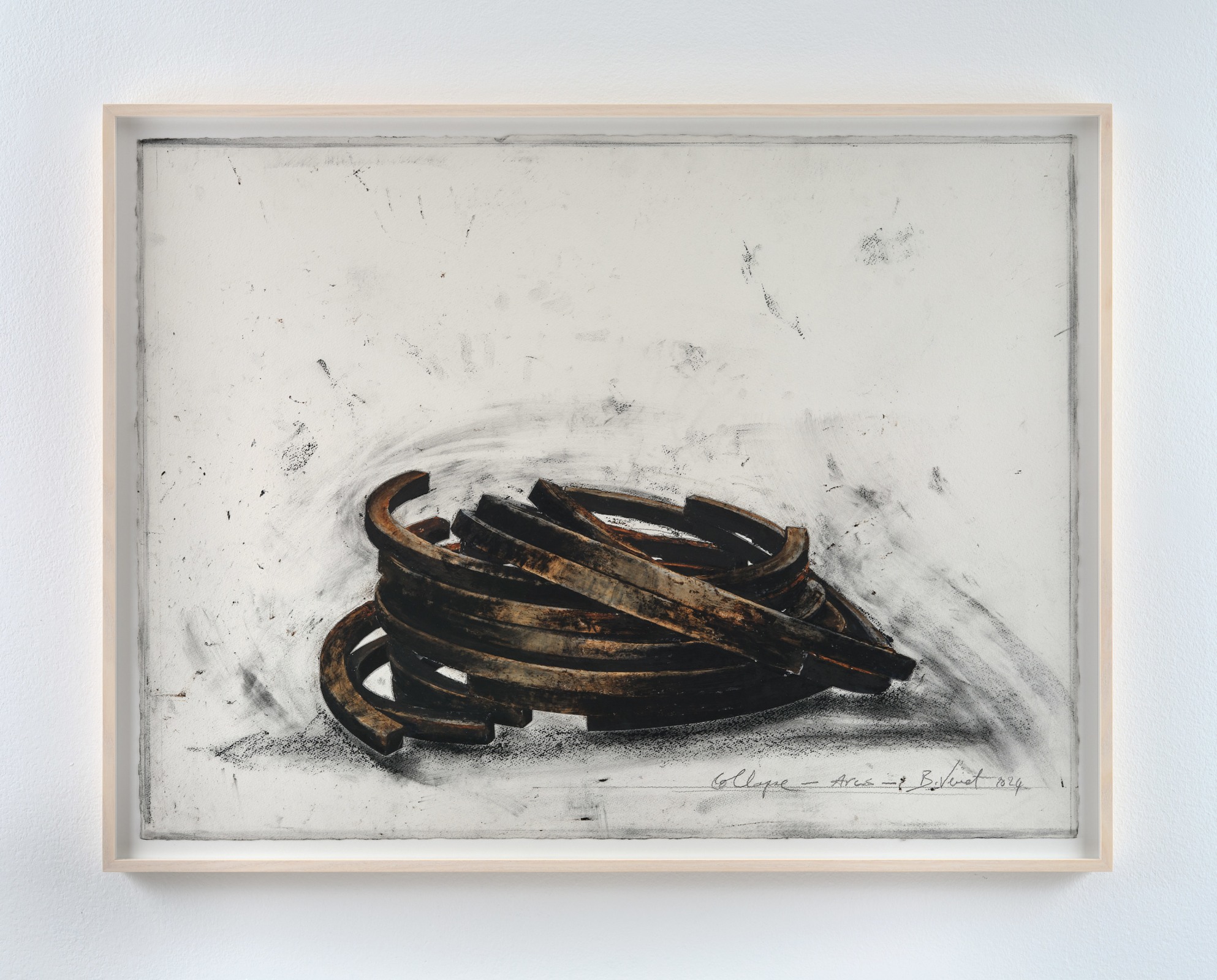 Bernar Venet, Collapse - Arcs, 2024