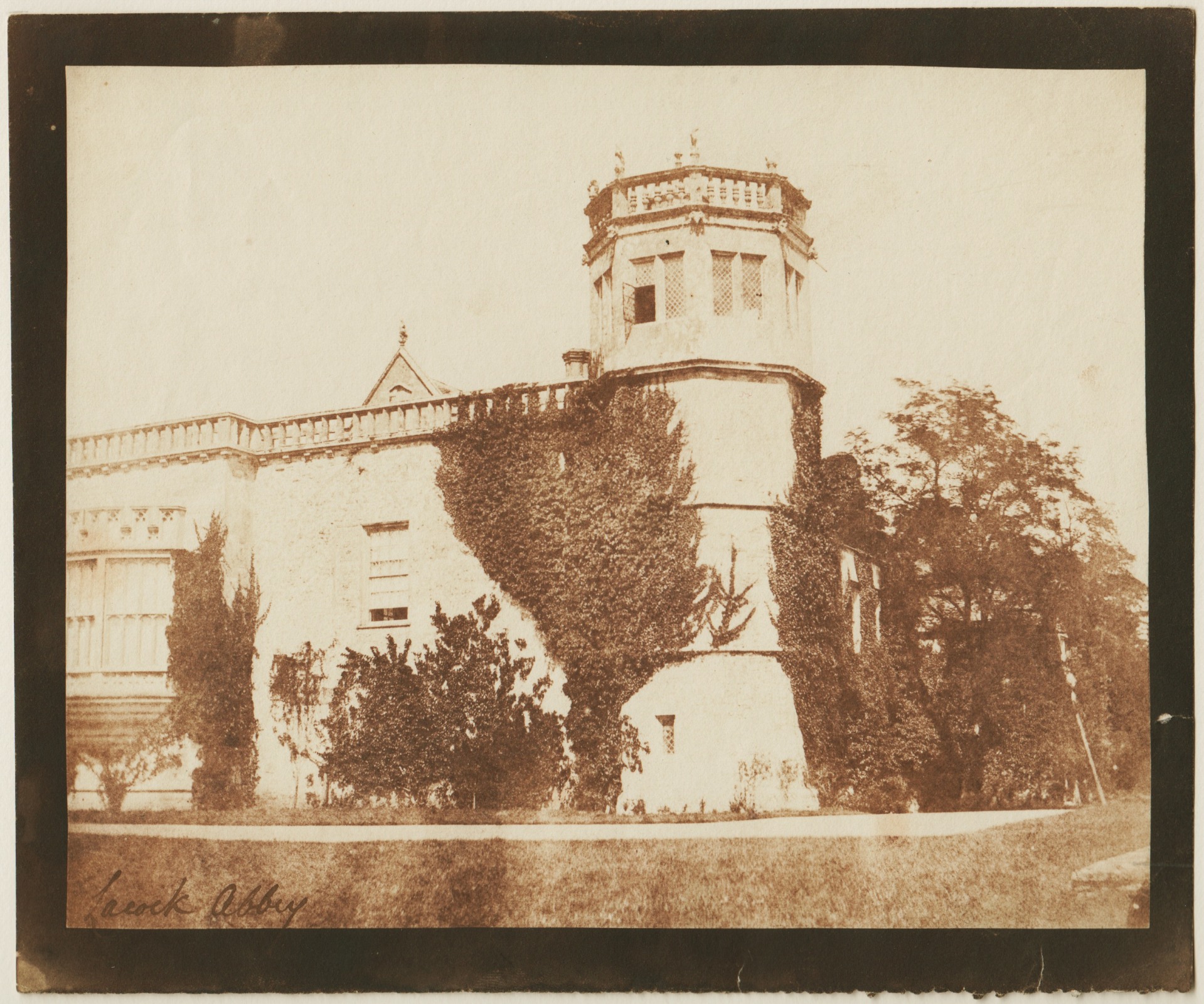 William Henry Fox TALBOT (English, 1800-1877) Sharington's Tower, &quot;Lacock Abbey&quot;, 1845 Salt print from a calotype negative 16.4 x 20.5 cm on 18.7 x 22.4 cm paper