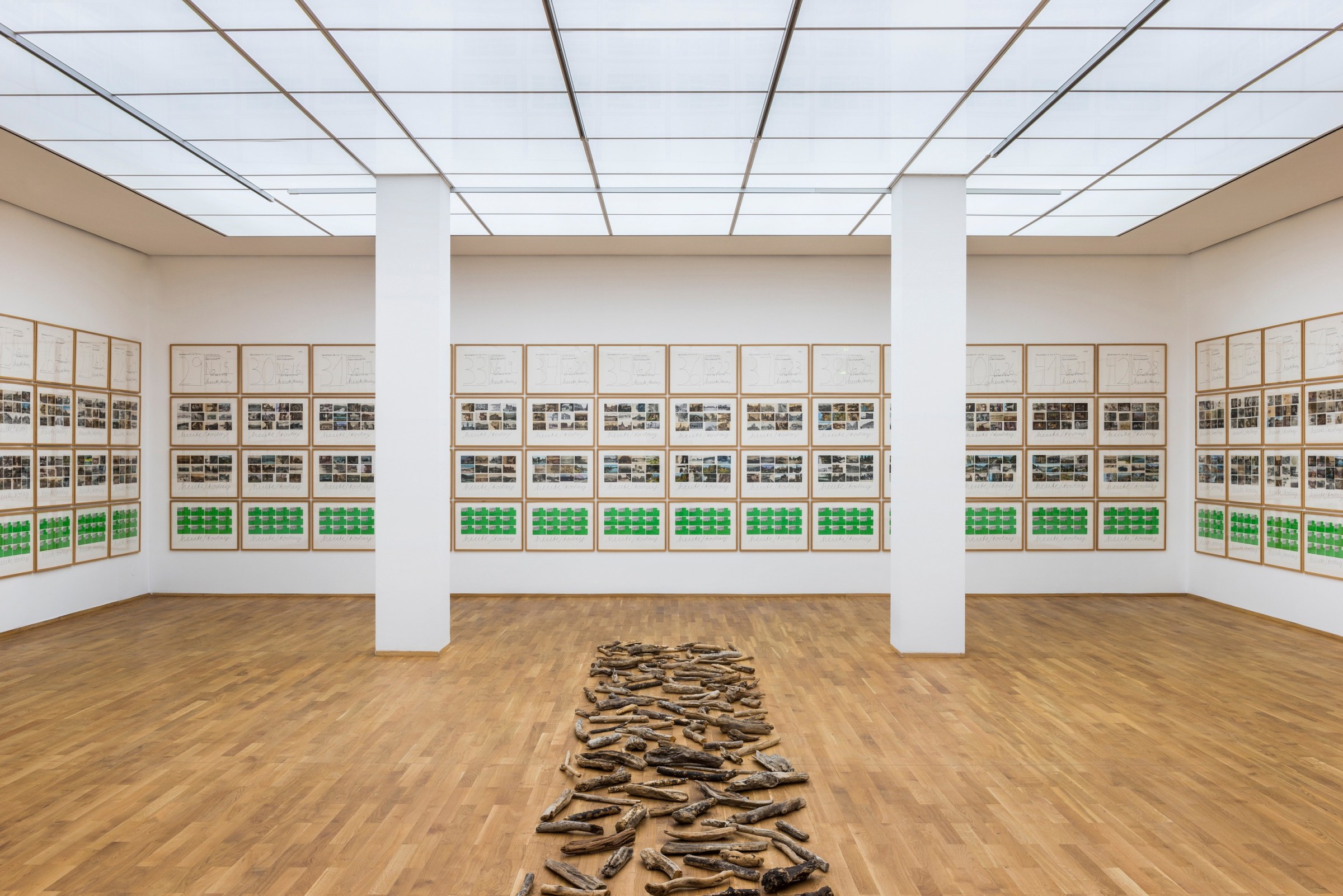 Hanne Darboven. Correspondences, Installation view, Hamburger Bahnhof – Museum für Gegenwart, Berlin, 2017