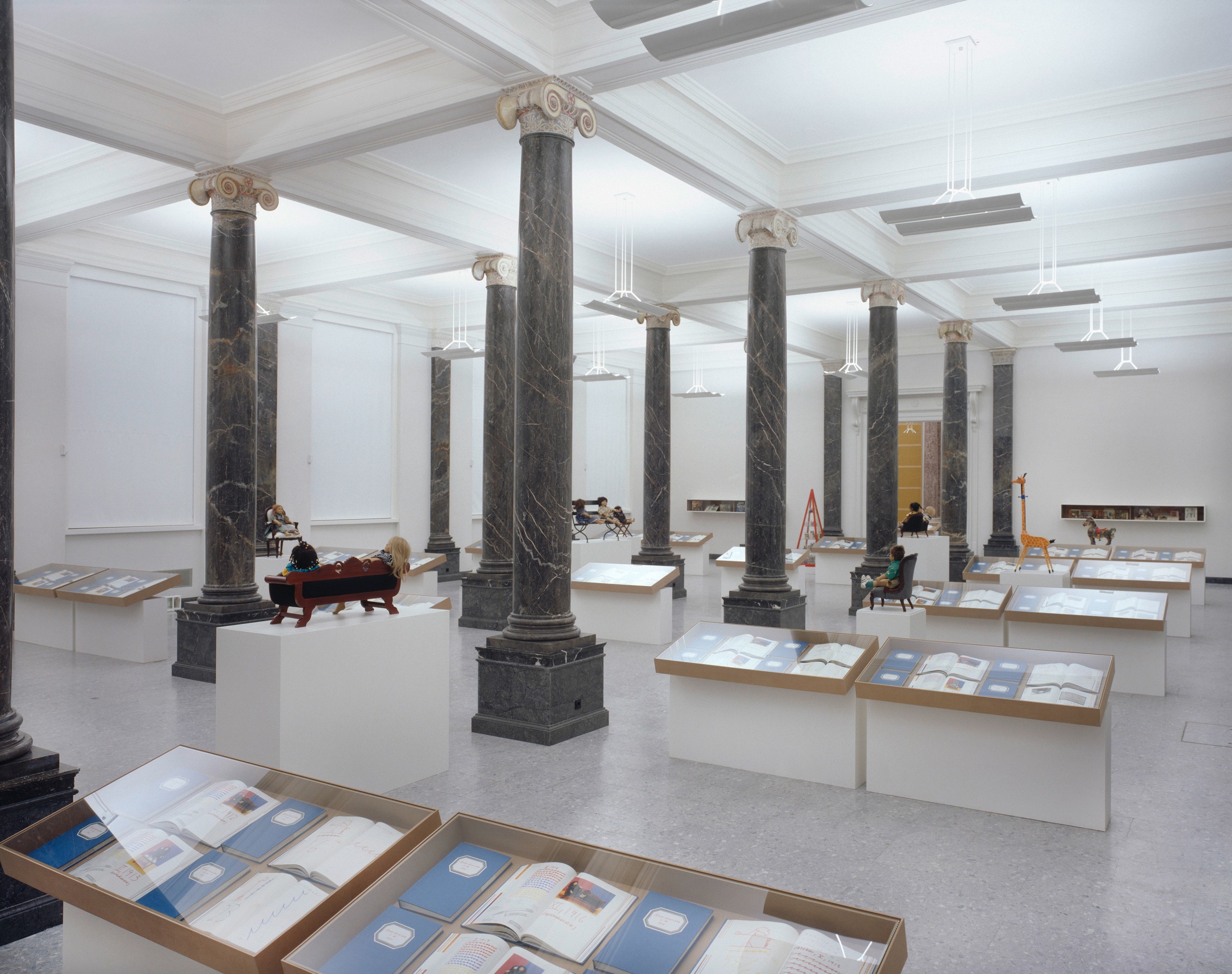 Hanne Darboven. Kinder dieser Welt (Children of This World), 1990–96, Installation view, Staatsgalerie Stuttgart, 1997