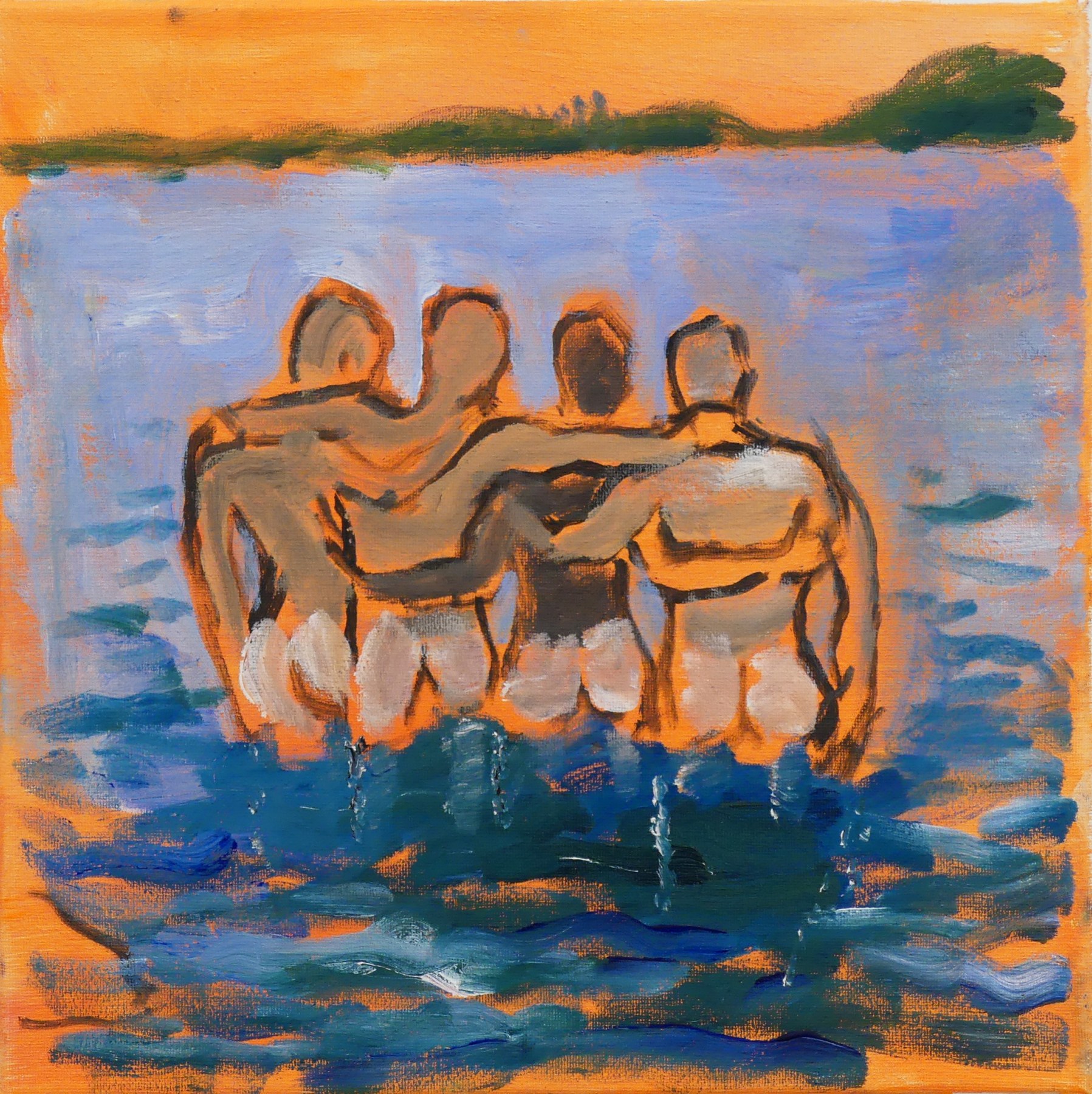 Richard Haines, At The Beach, 2022