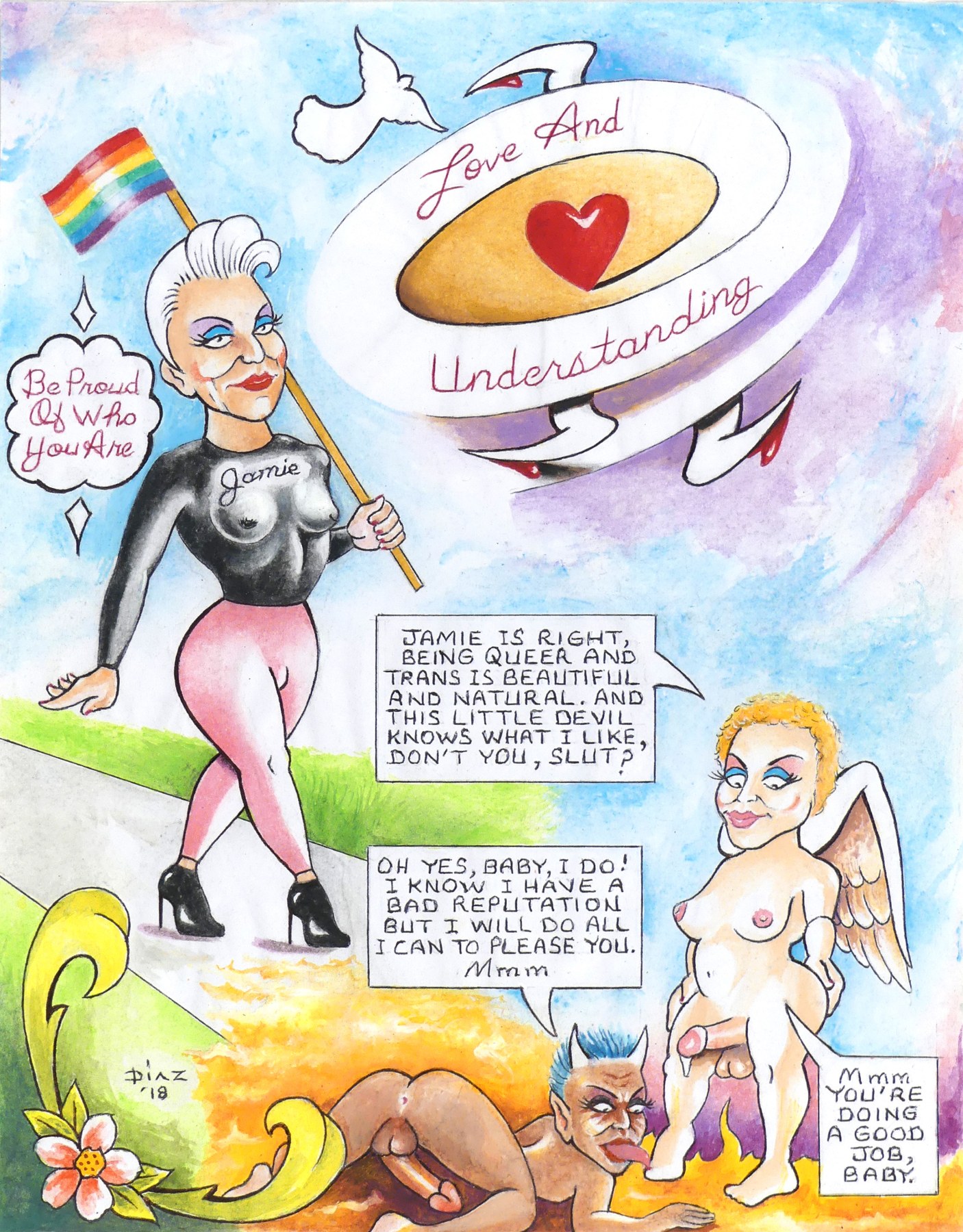 Jamie Diaz, Love And Understanding, 2018