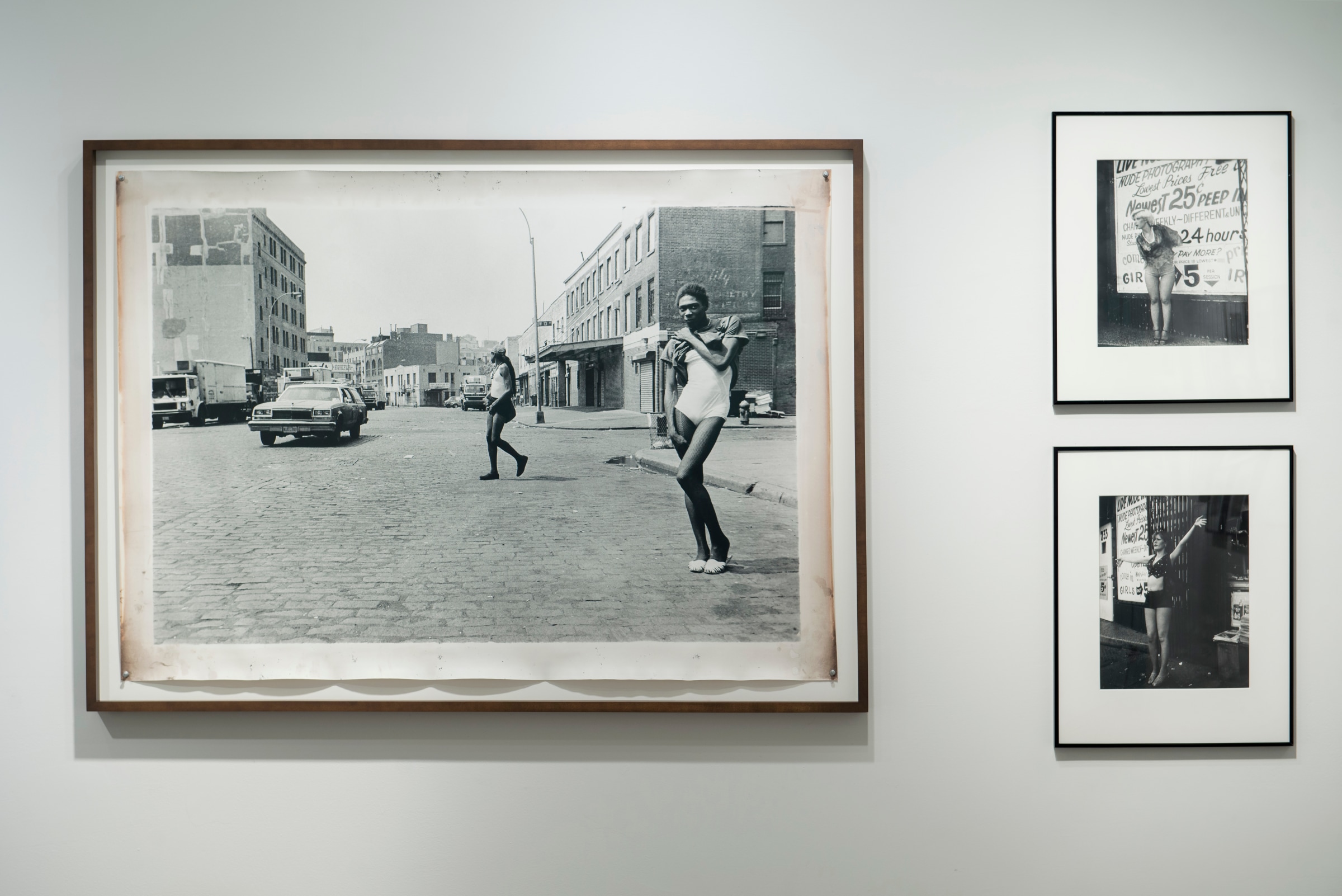 Three photographs in gallery