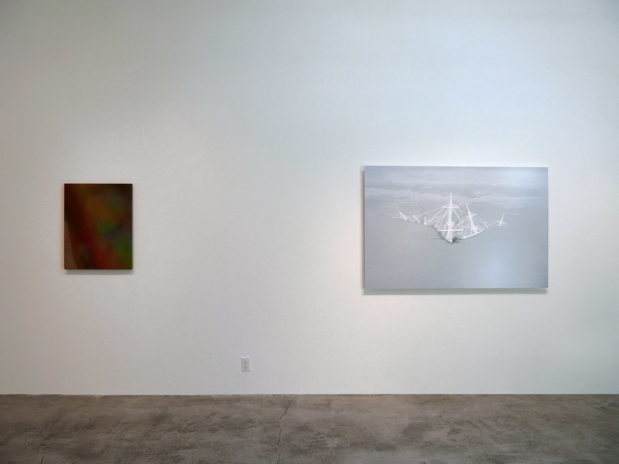 Installation View of The Crash of Ruin Fitfully Resounds
