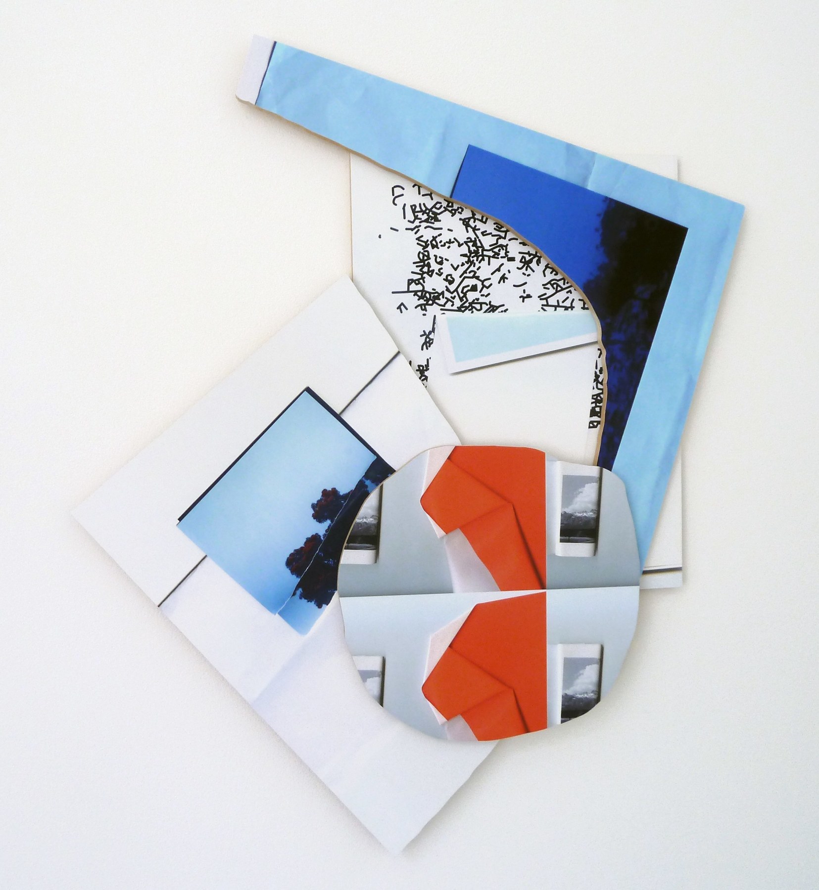 Kate Bonner Every point is the center, 2014 Digital prints on MDF ​30 x 35 in.