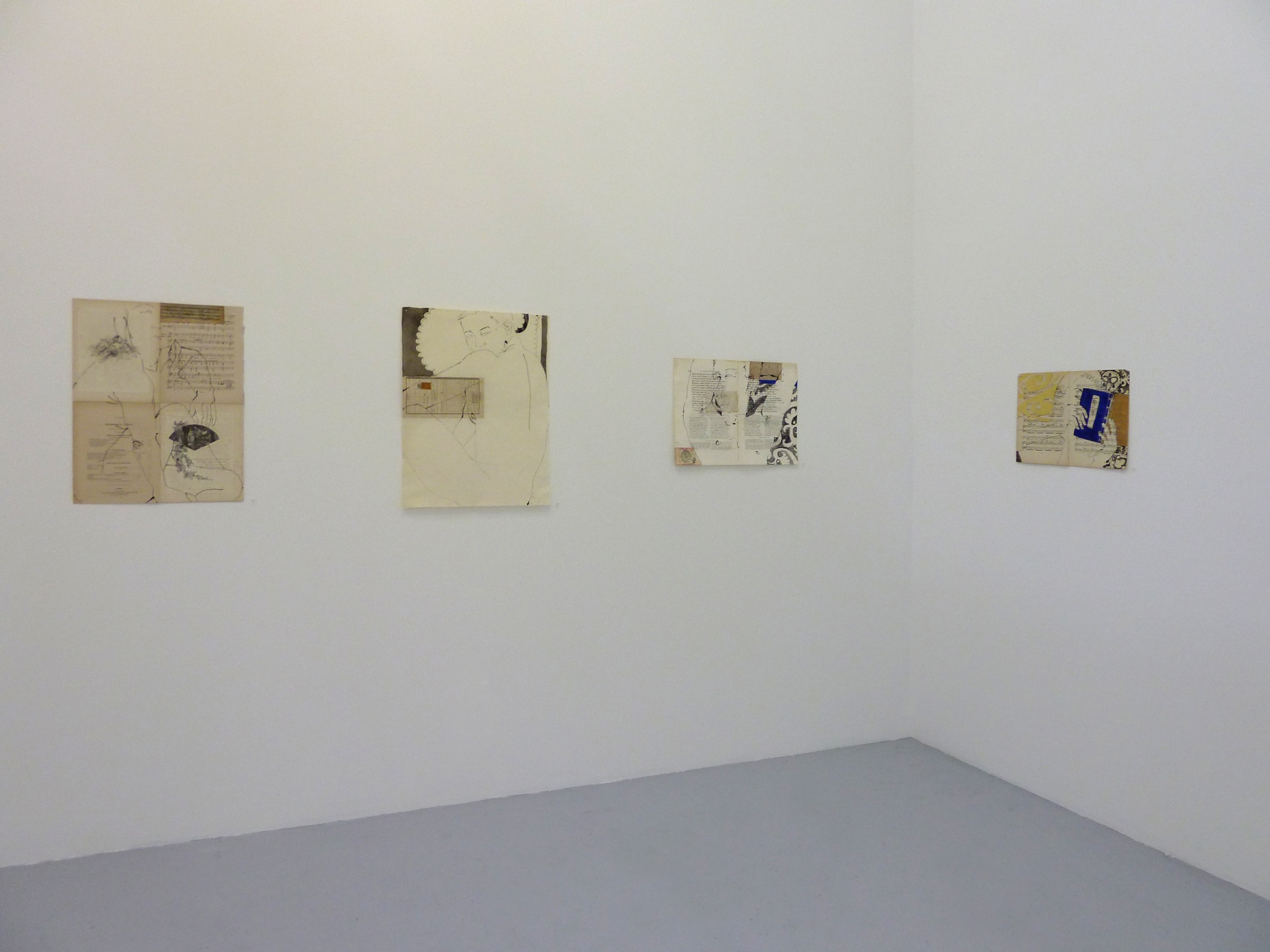 Exhibition View of Robert Kushner: Thirty Literary Nudes