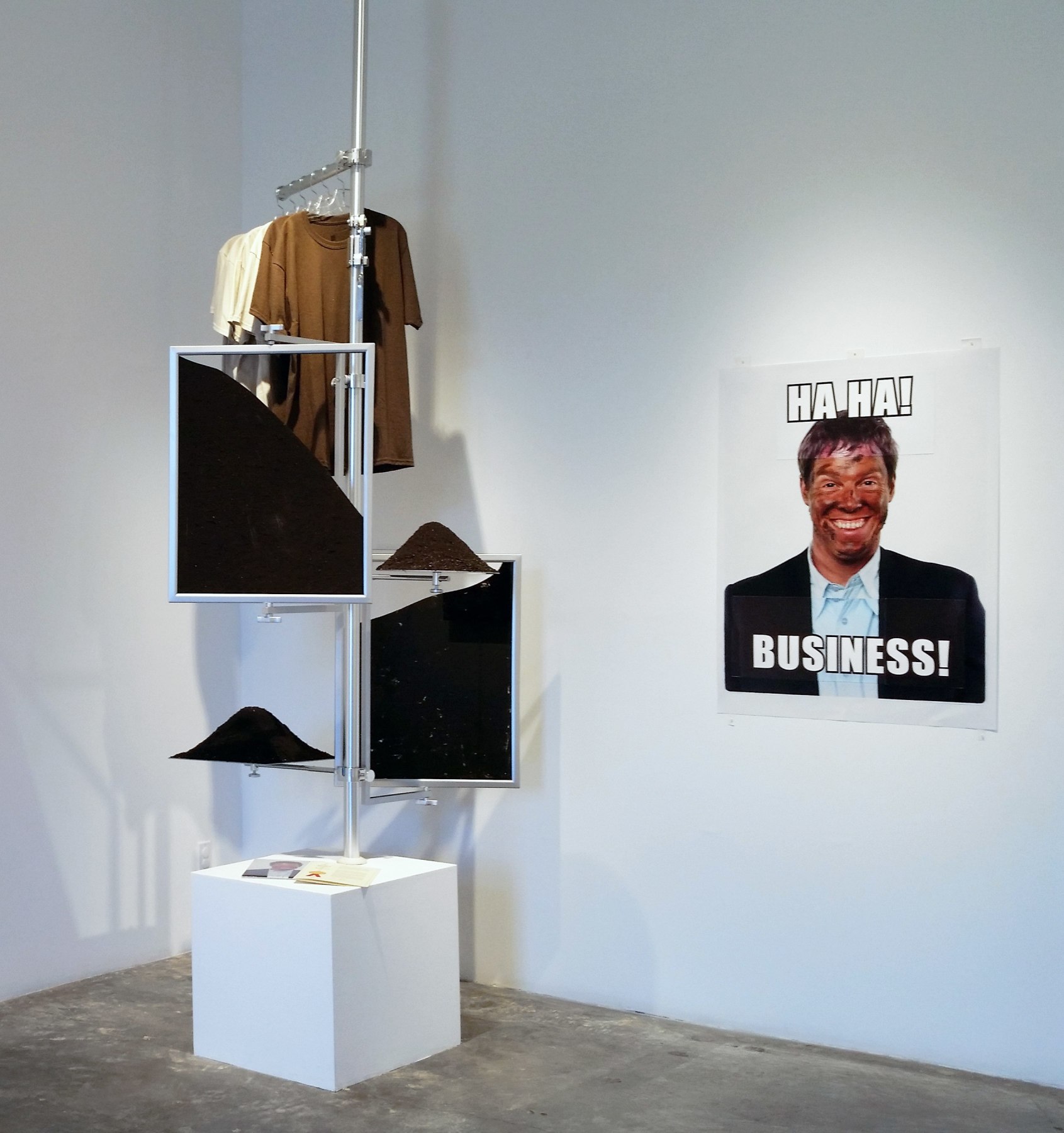 Installation View of HA! HA! BUSINESS!