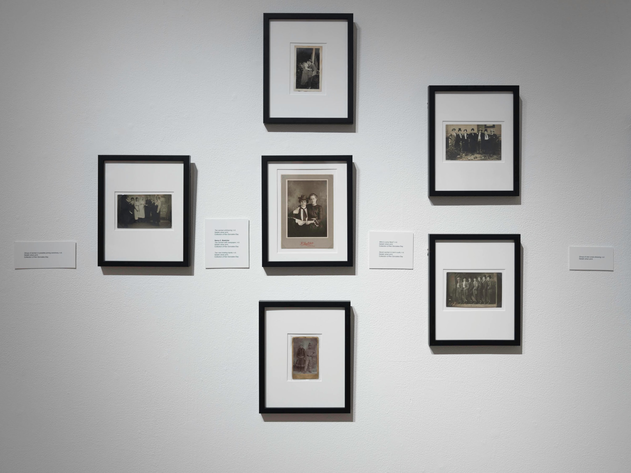 Installation view of&nbsp;Queer-ish: Photography and the LGBTQ+ Imaginary, at Ruth Chandler Williamson Art Gallery, Scripps College, on view from&nbsp;October 28 &ndash; December 15, 2023
