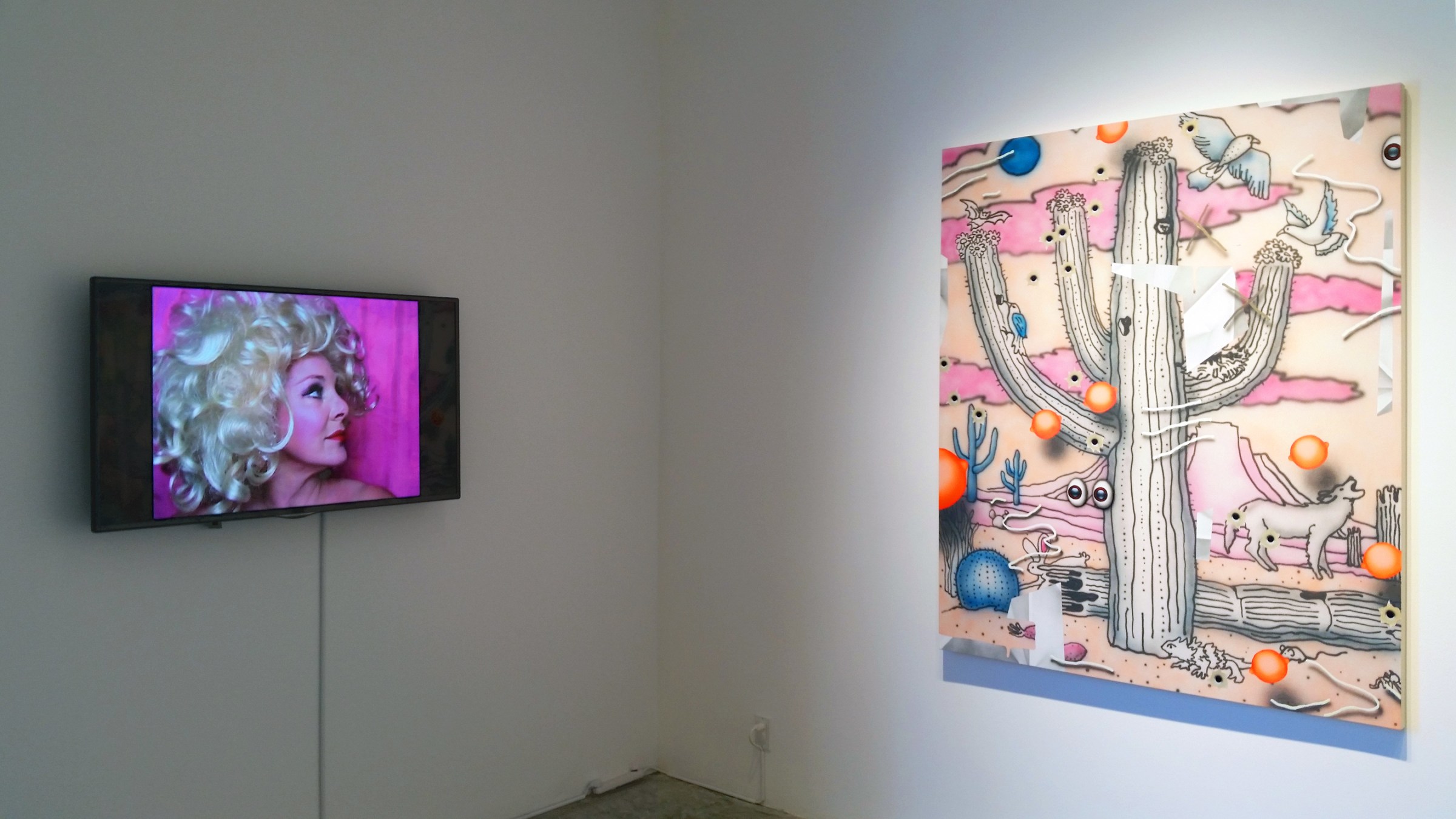 Installation View of HA! HA! BUSINESS!