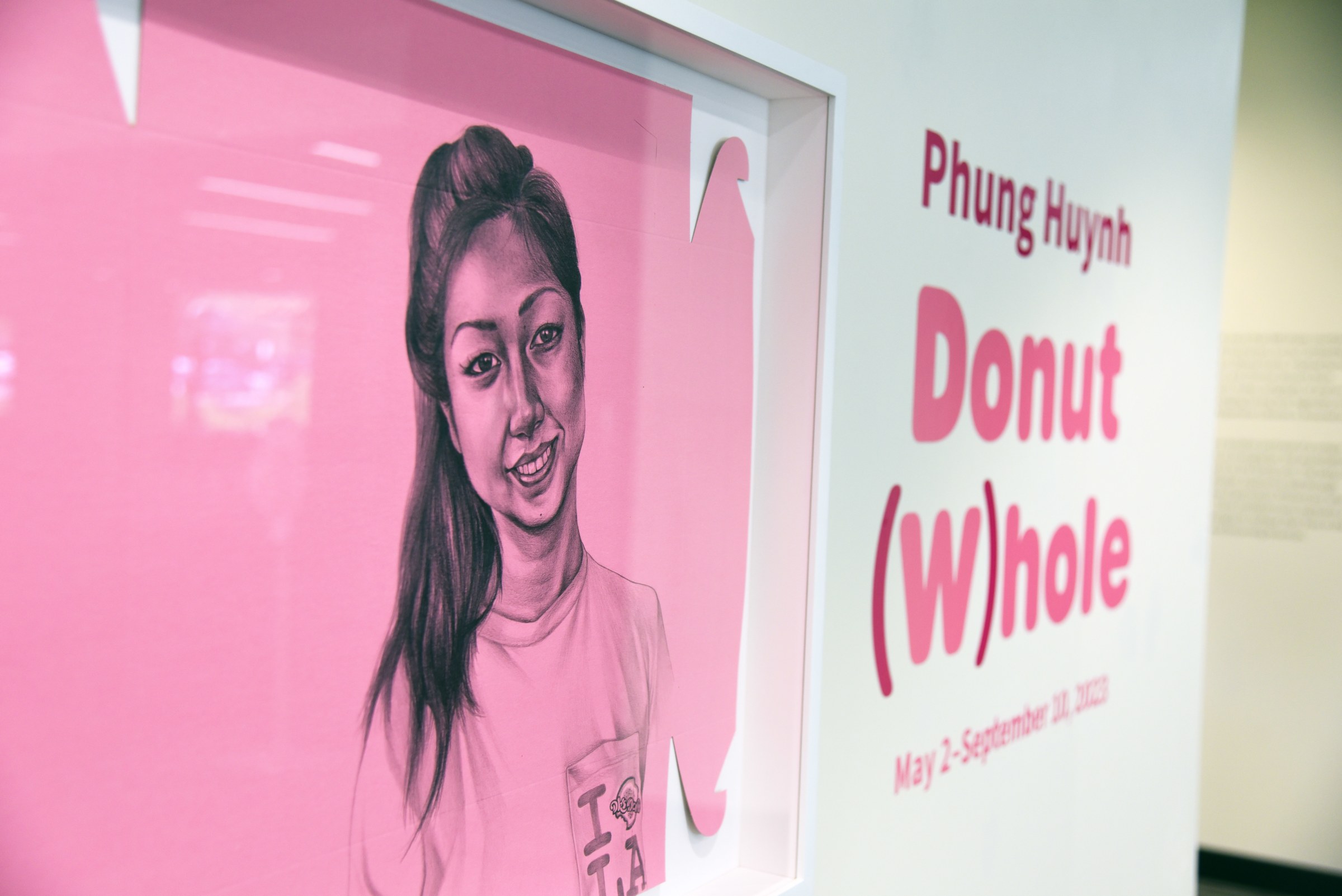 Installation view of&nbsp;Phung Huynh: Donut (W)hole, Pepperdine University: The Payson Library on view from May 2 - September 10, 2023