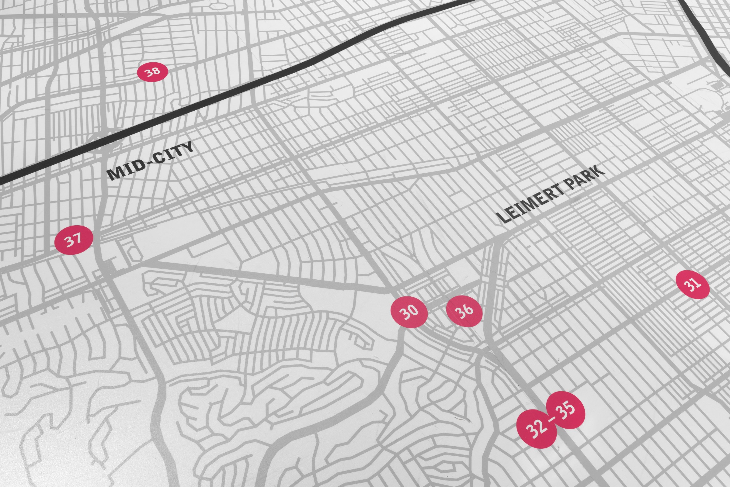 Installation View of Ken Gonzales-Day: Surface Tension