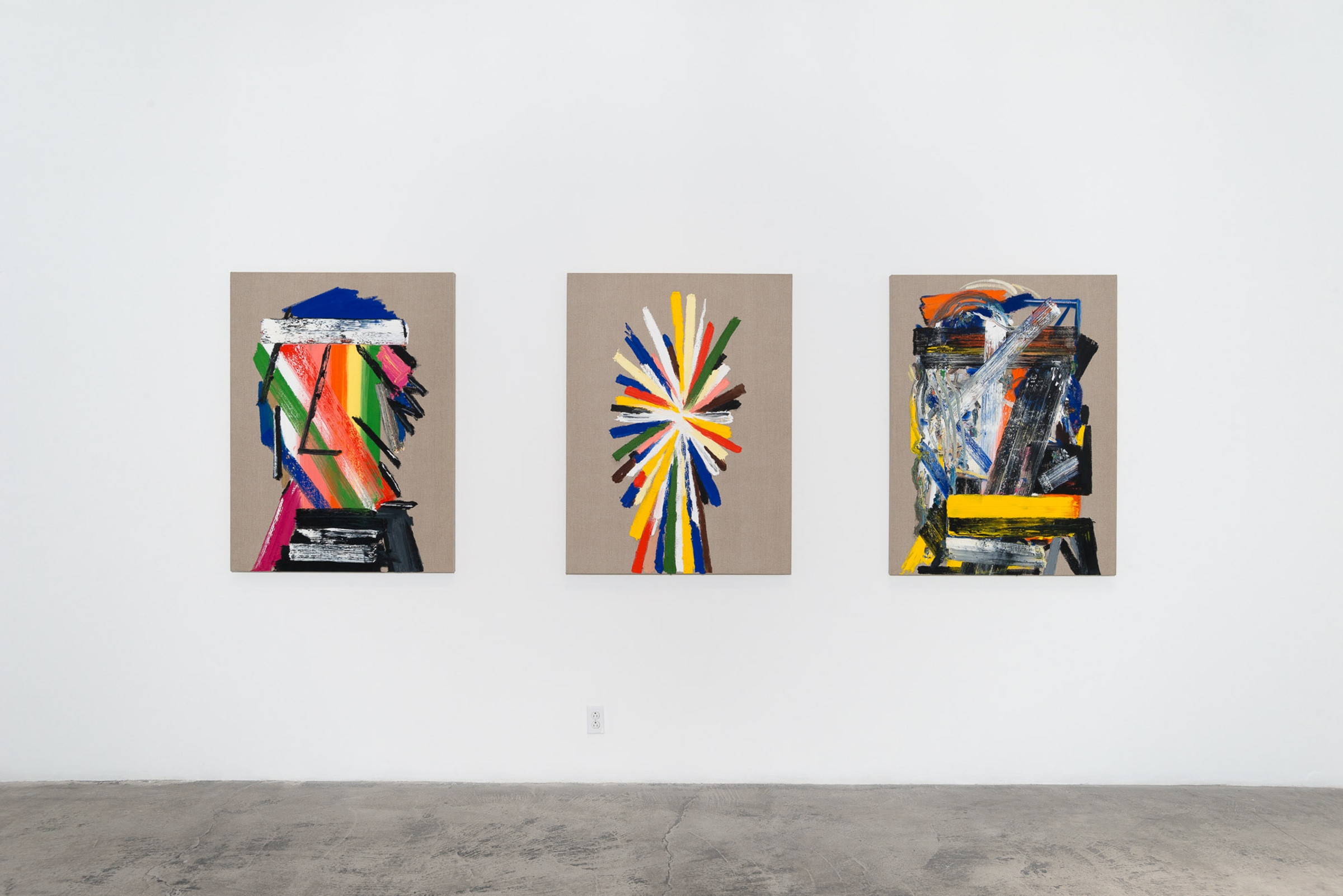 Installation View of Erik Olson: L.A. Paintings
