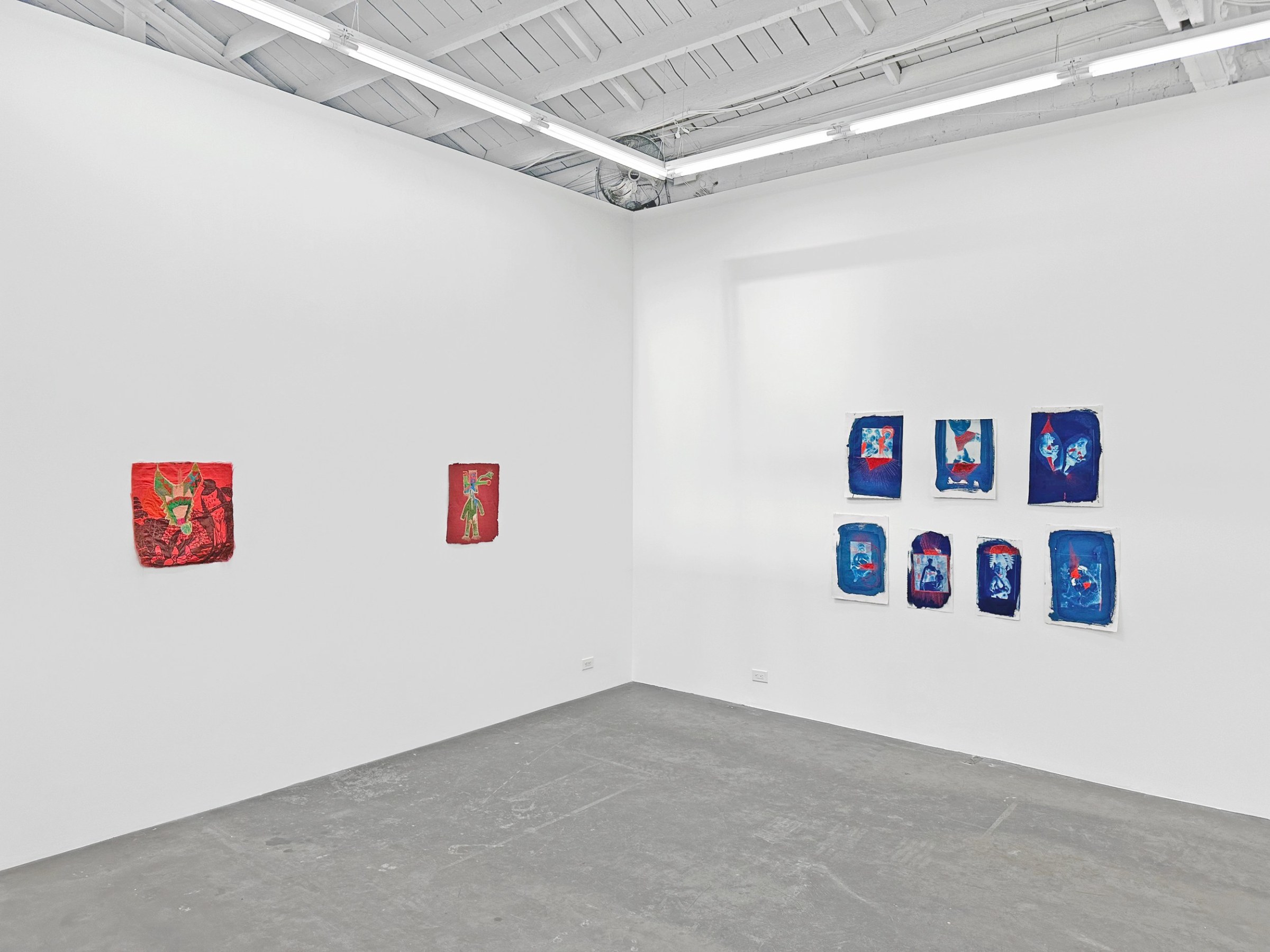 Installation view of GRISELDA ROSAS: Donde pas&oacute; antes (Where it happened before), on view from January 13 to February 17, 2024