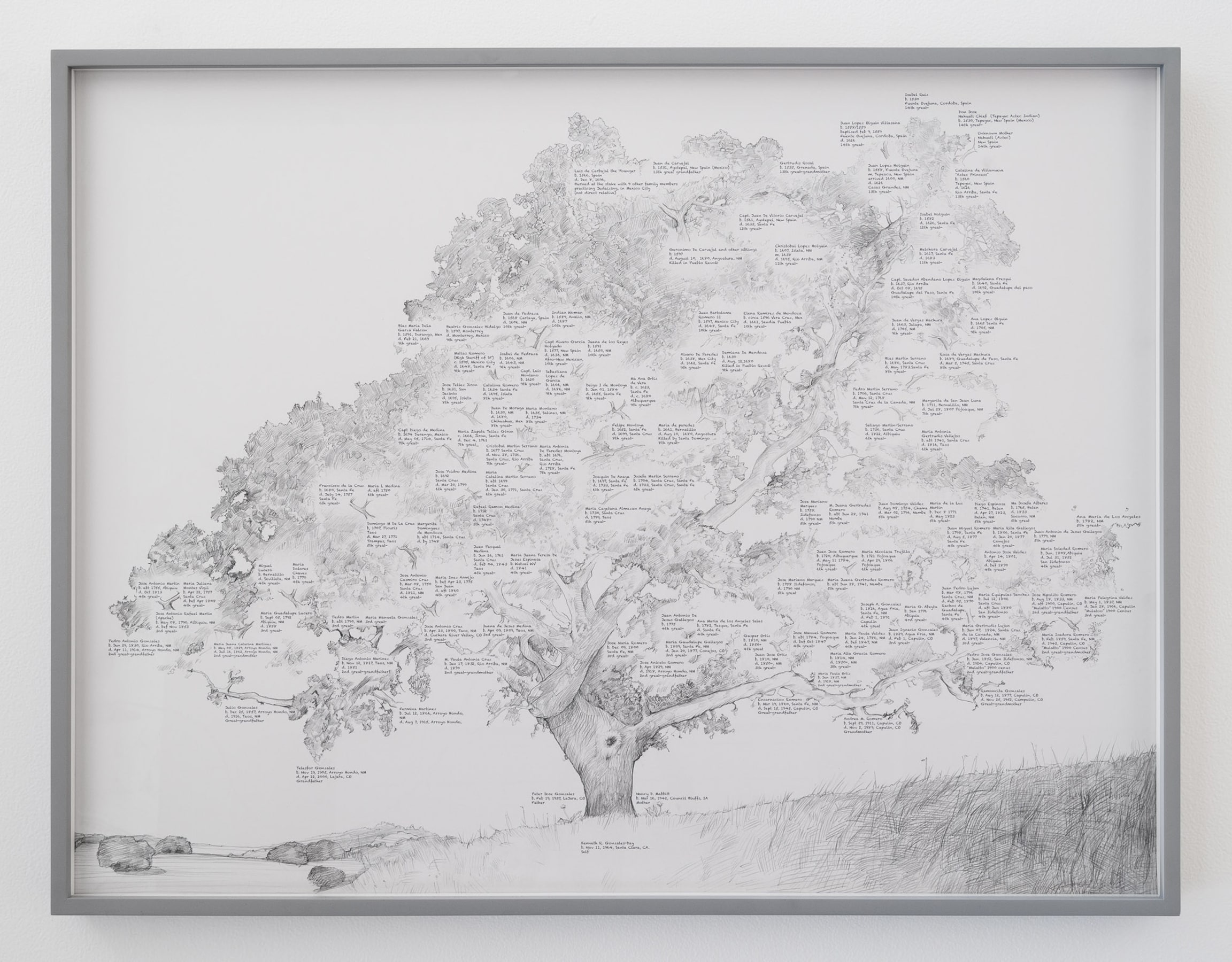 Ken Gonzales-Day Family Tree,&nbsp;2017