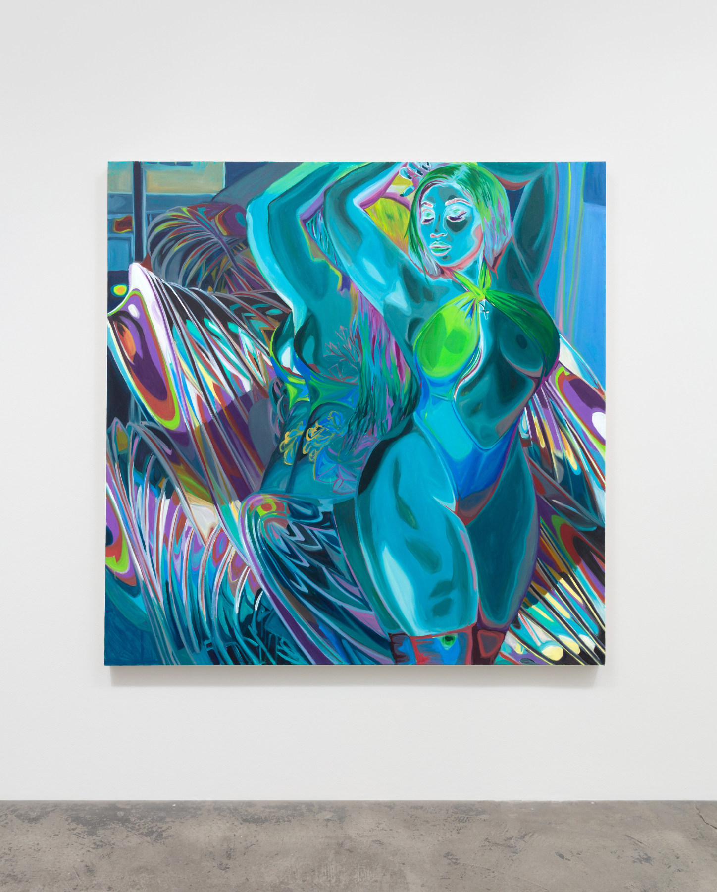 Installation View of Caitlin Cherry: Threadripper