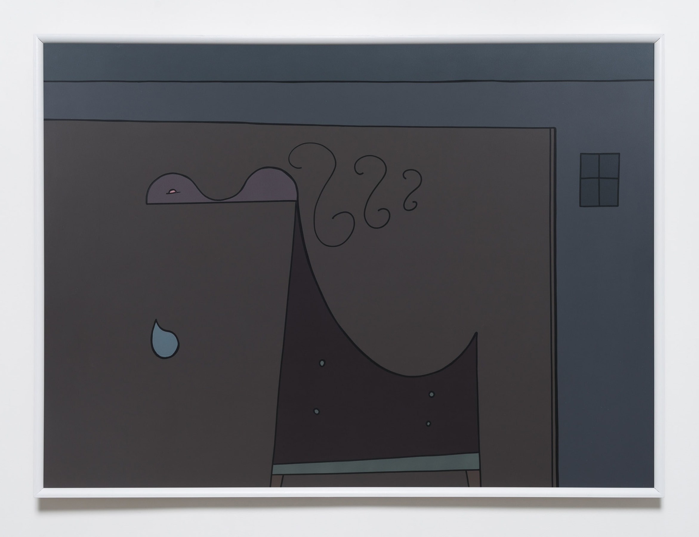 Sean Gannon Couch Horsey,February 20, 2017  Duralac Acrylic on MDF  ​36 x 49 in.