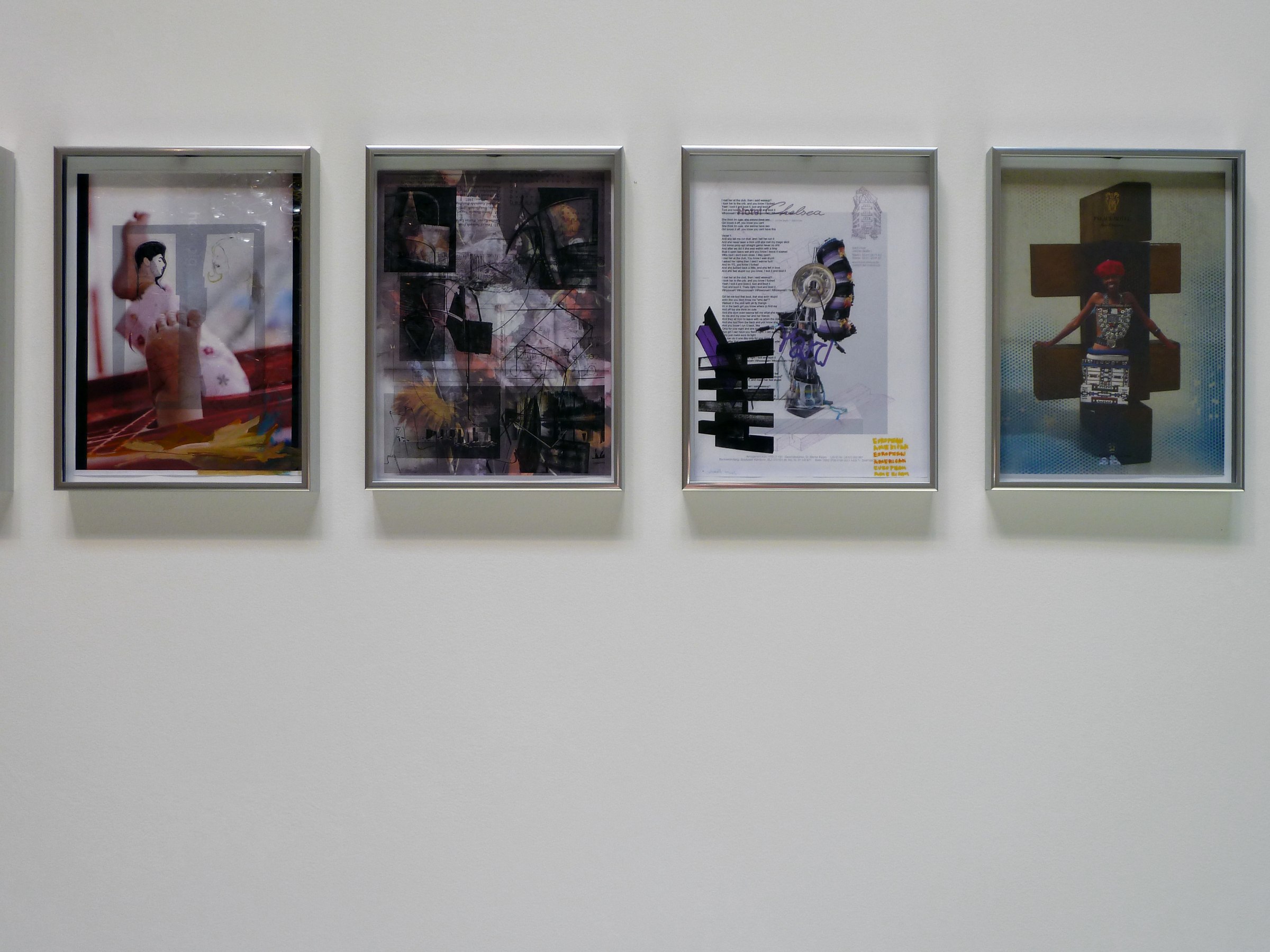 Installation View of Chris Lipomi and Jason Sherry: Works on Paper and Sculpture