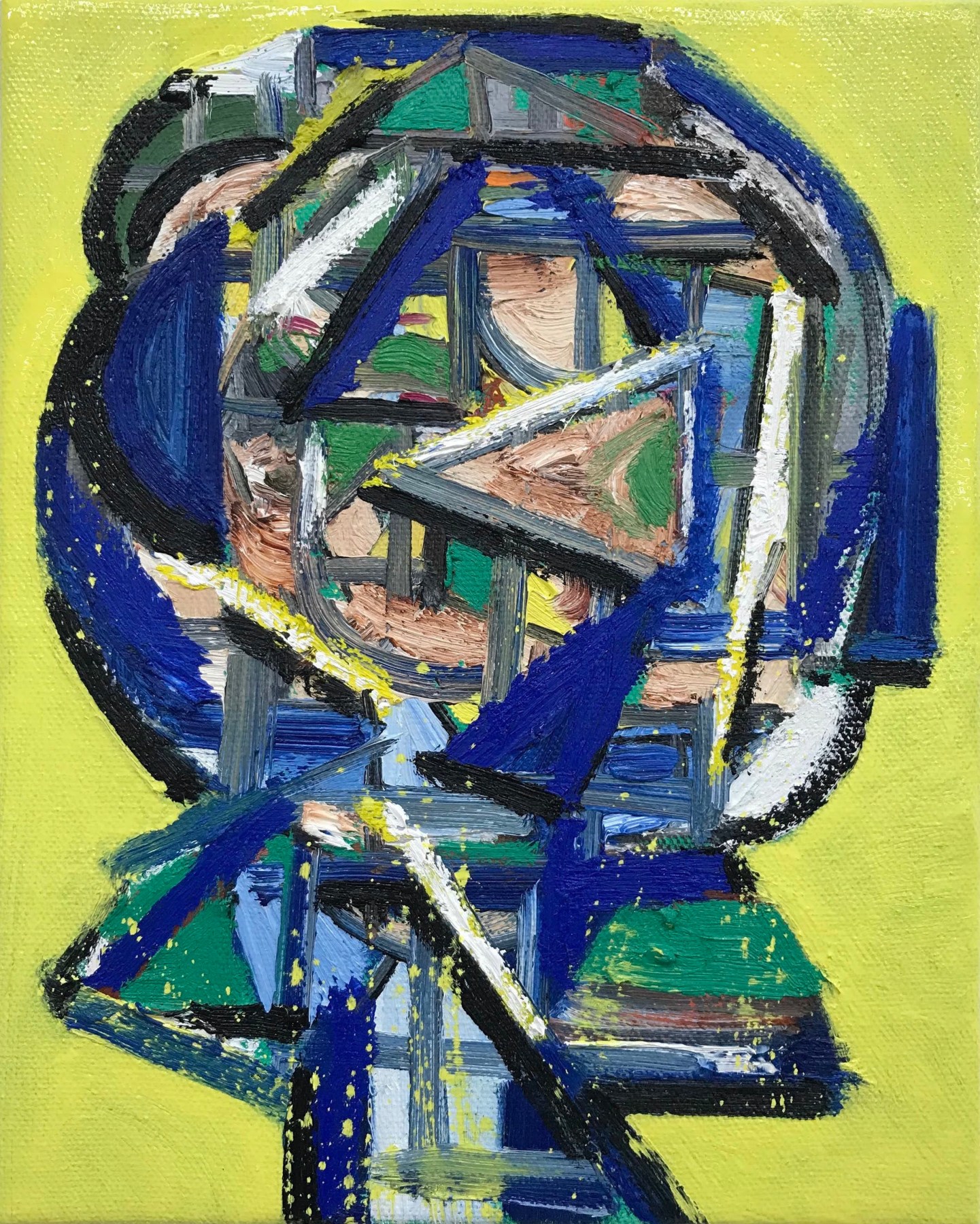 Erik Olson James Kirkpatrick (double sided portrait, Kajda on reverse), 2020