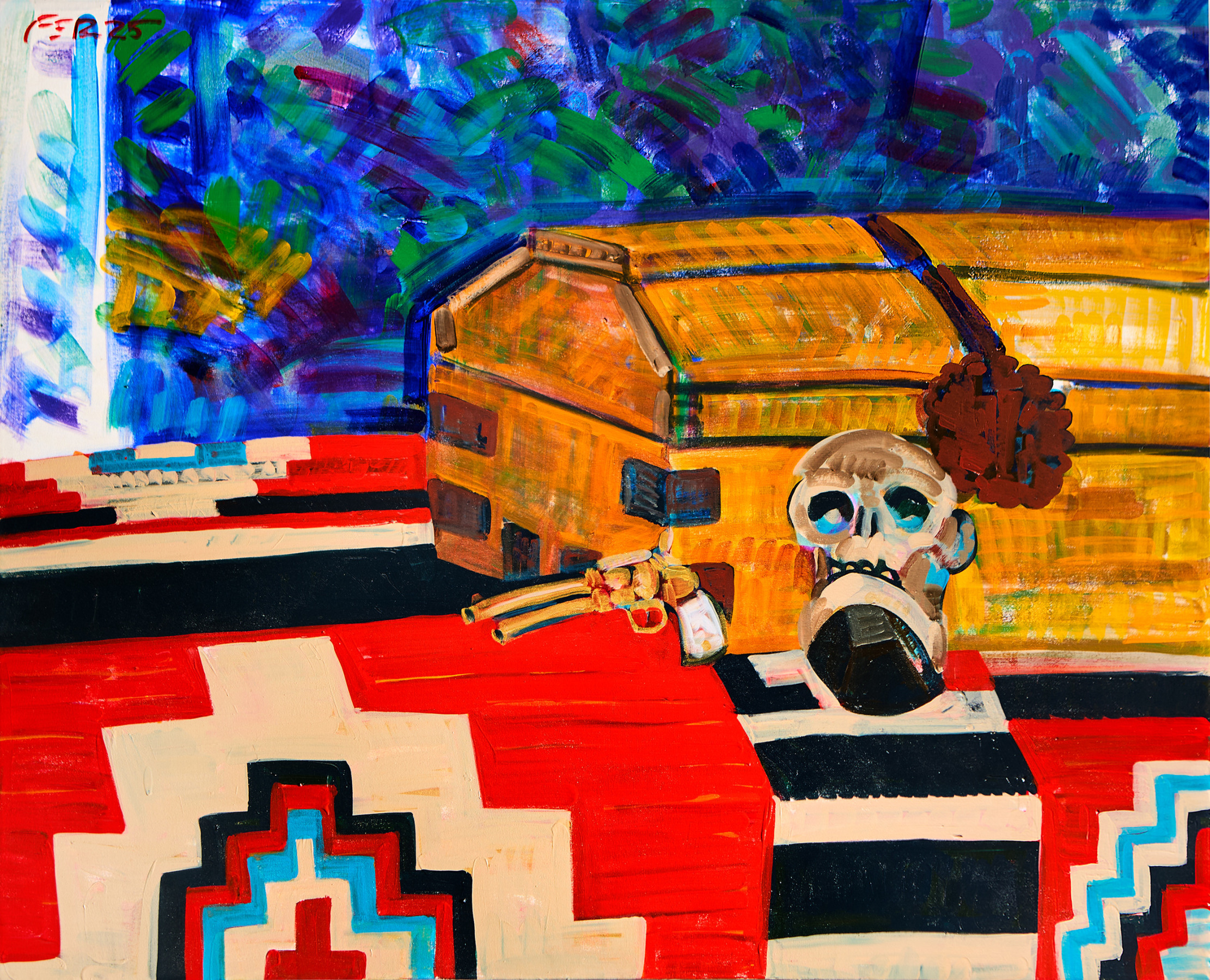 Frank Romero Calavera, Baul y Pistola de Oro, 2025