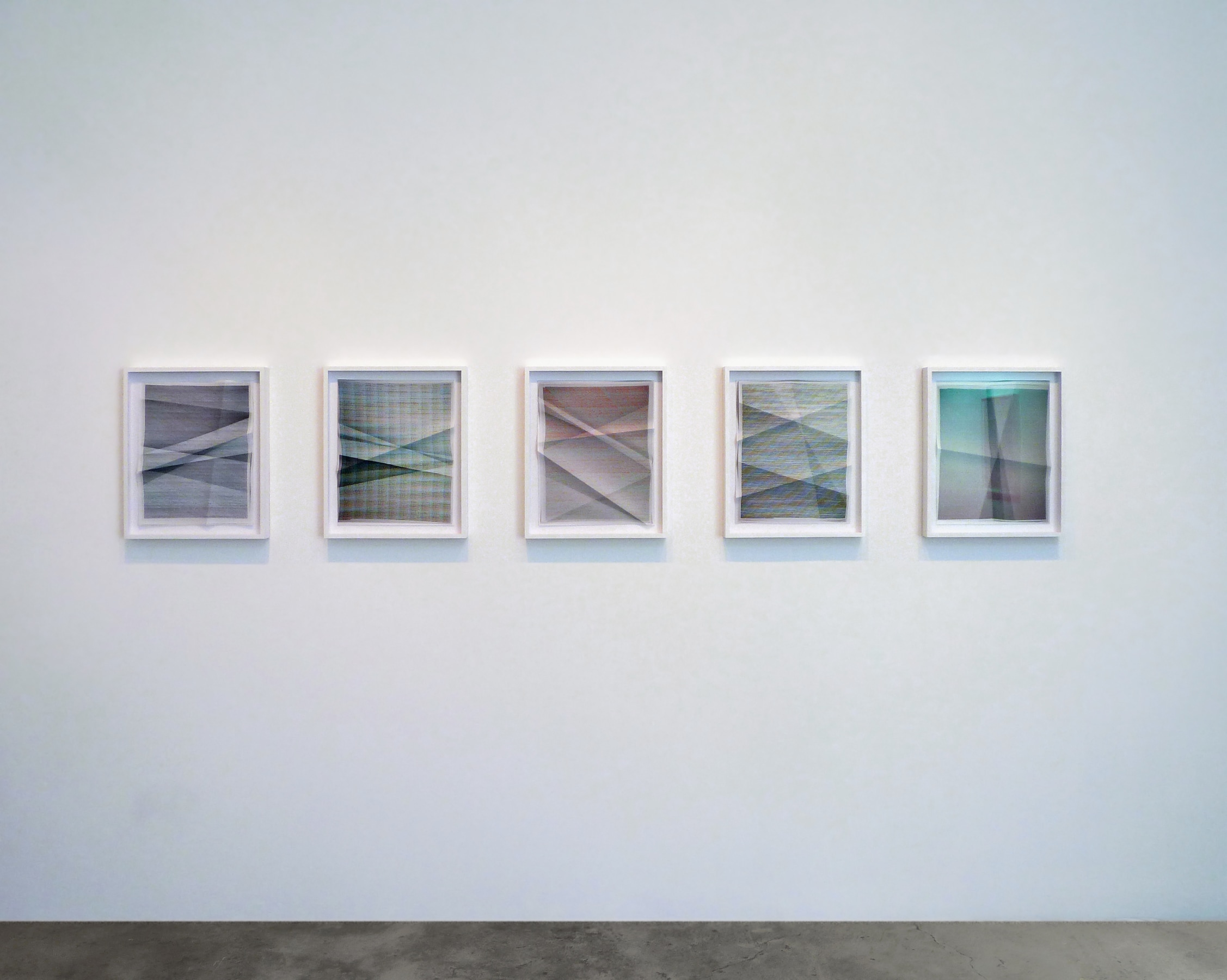 Installation View of Chris Engman, Cody Trepte, Samantha Roth and John Houch: Dualities, Omissions, Loops, and Ruptures