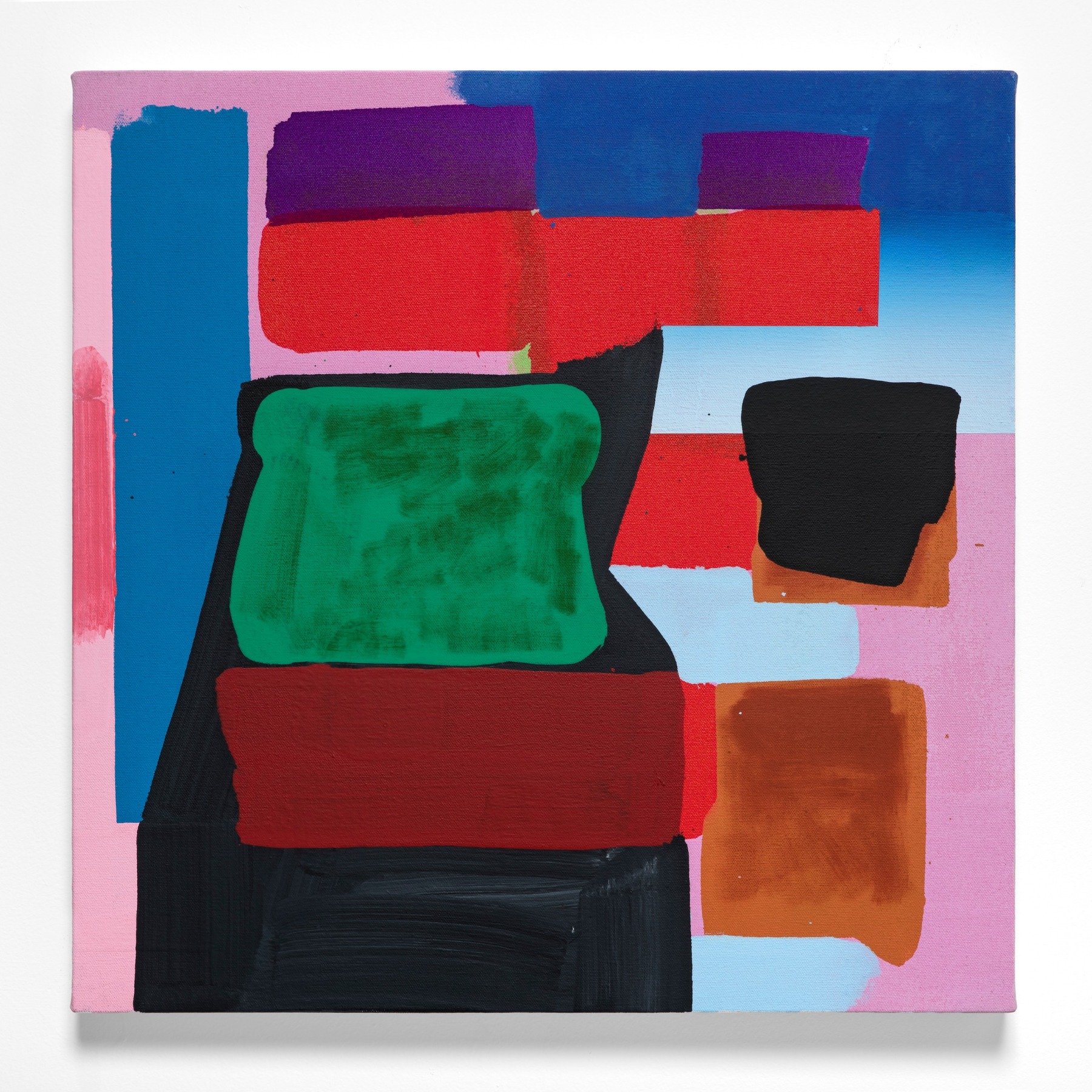 Michael Kindred Knight, Thatcher, 2021, Acrylic on canvas, 18 x 18 in.