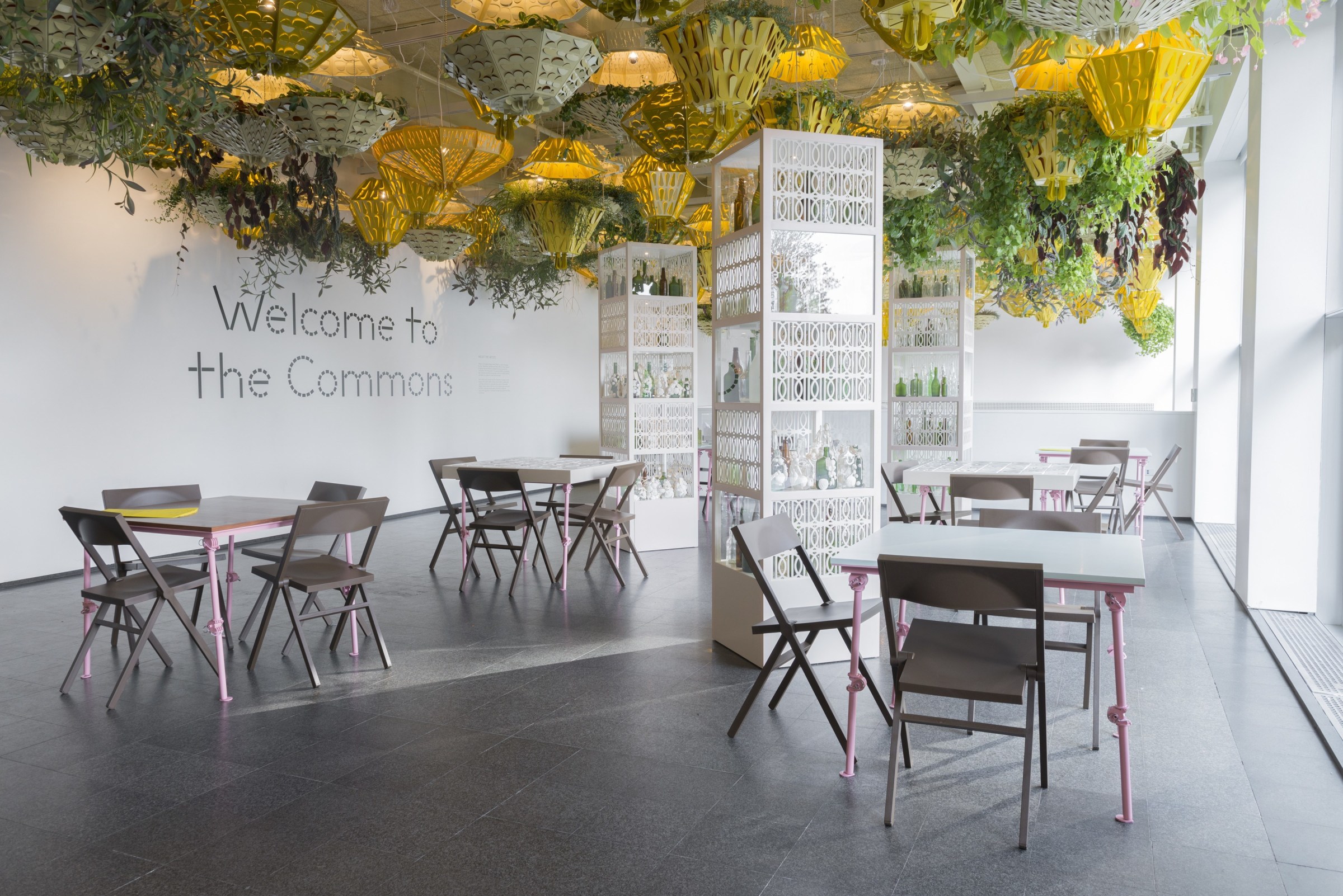 Installation view of&nbsp;24 Hours&nbsp;at The Commons, MCA Chicago&nbsp;