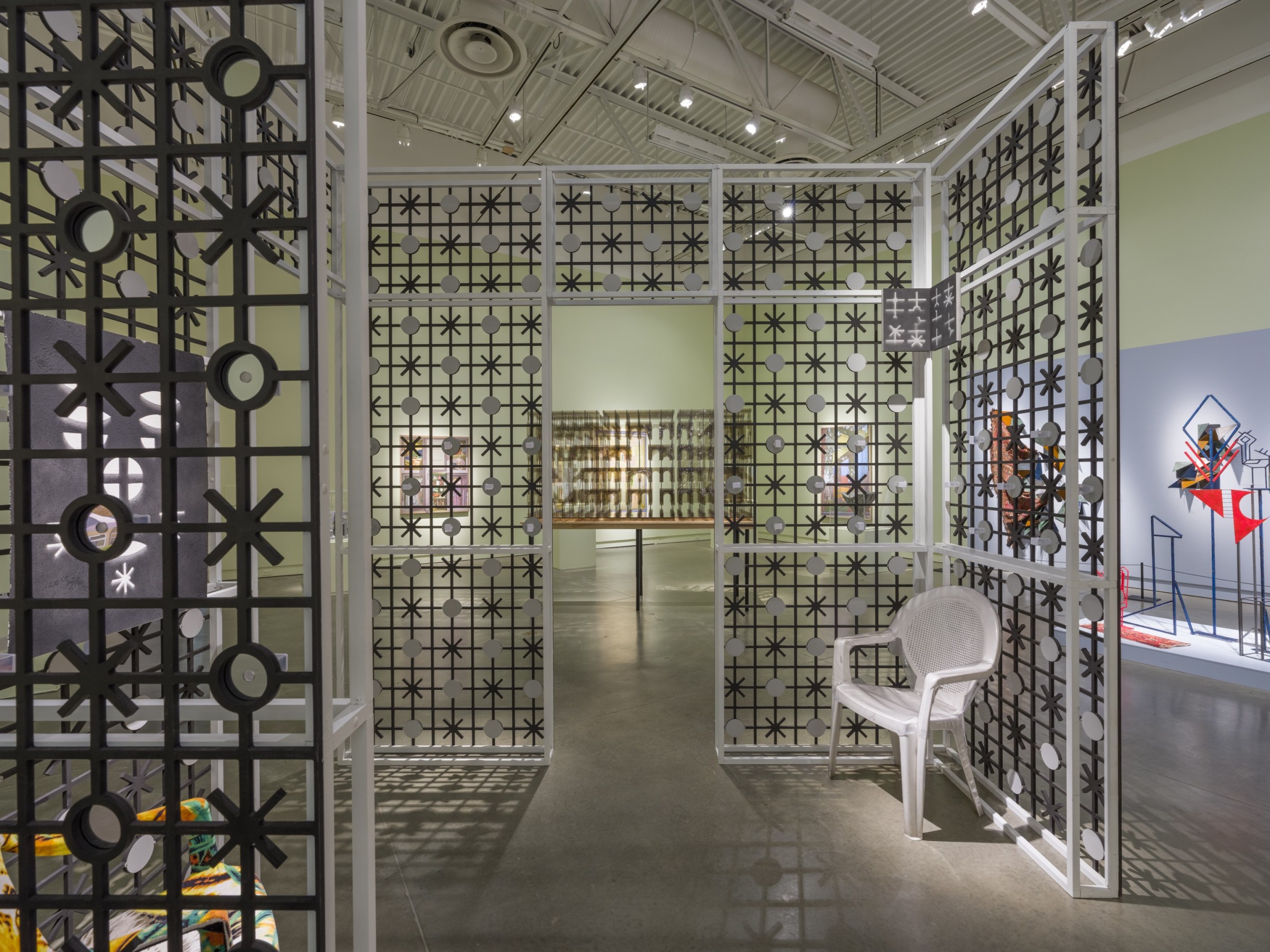 Instillation view of Through the Lattice, Surrey Art Gallery,&nbsp;January 21 - March 26, 2023