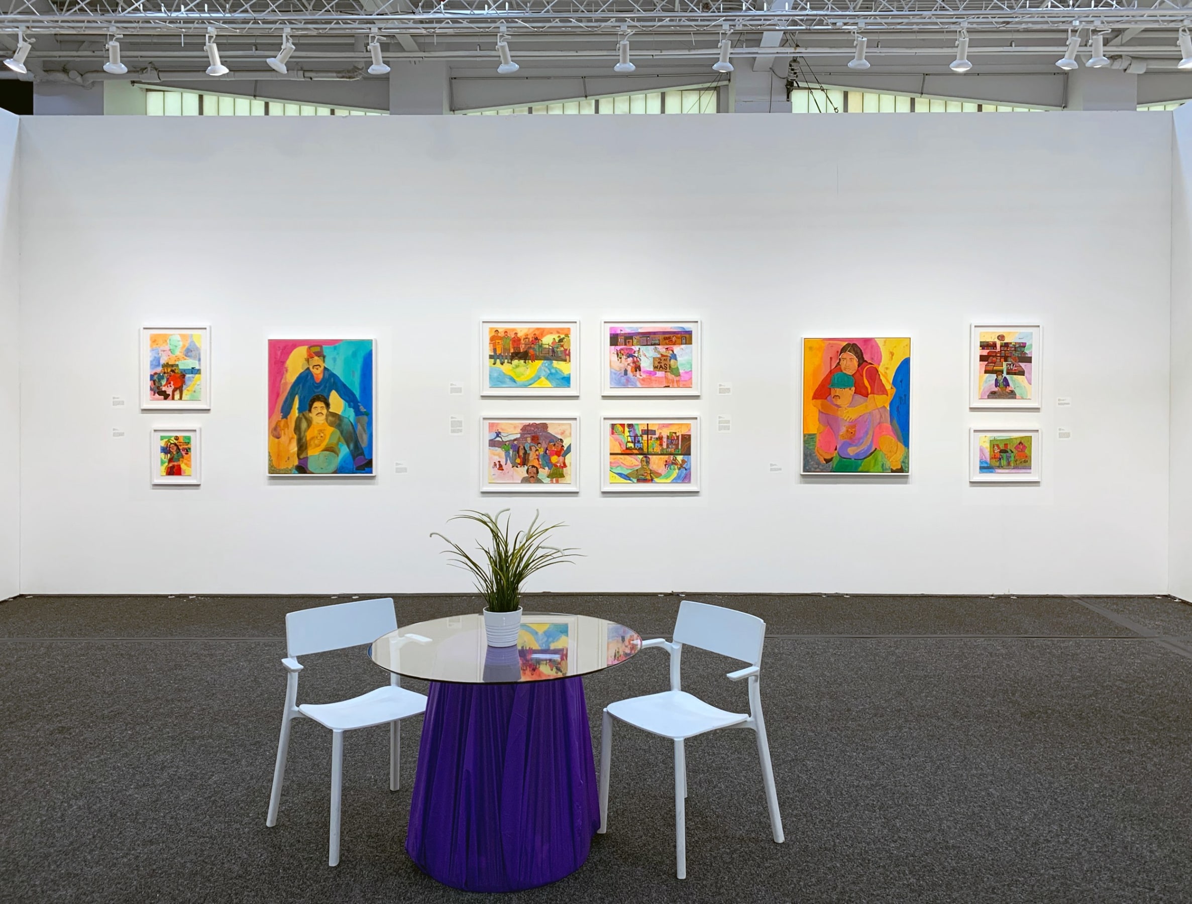 Installation view 2 of Karla Diaz at NADA New York 2022