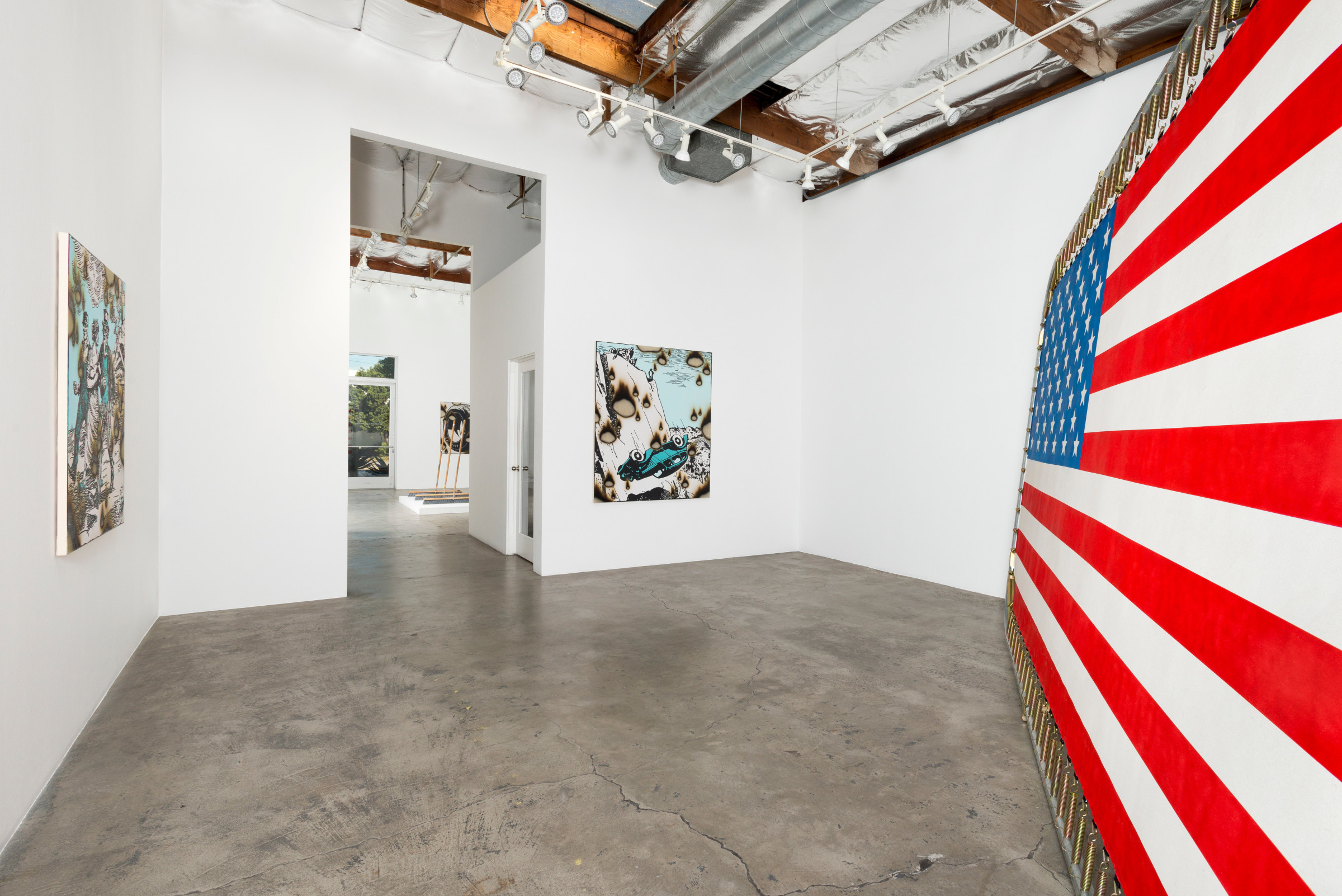 Installation View of Josh Reames: Don't Cross Streams While Trading Horses