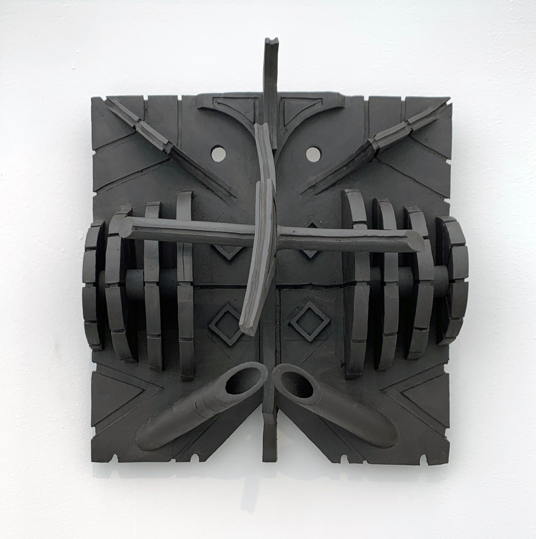 Rodrigo Valenzuela, Airstrip #7, 2020, Ceramic, 15 x 15 x 10 in.