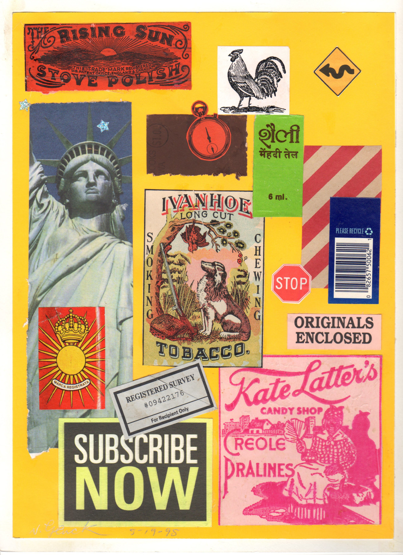 Nathan Gluck Registered Survey, August 19, 1998