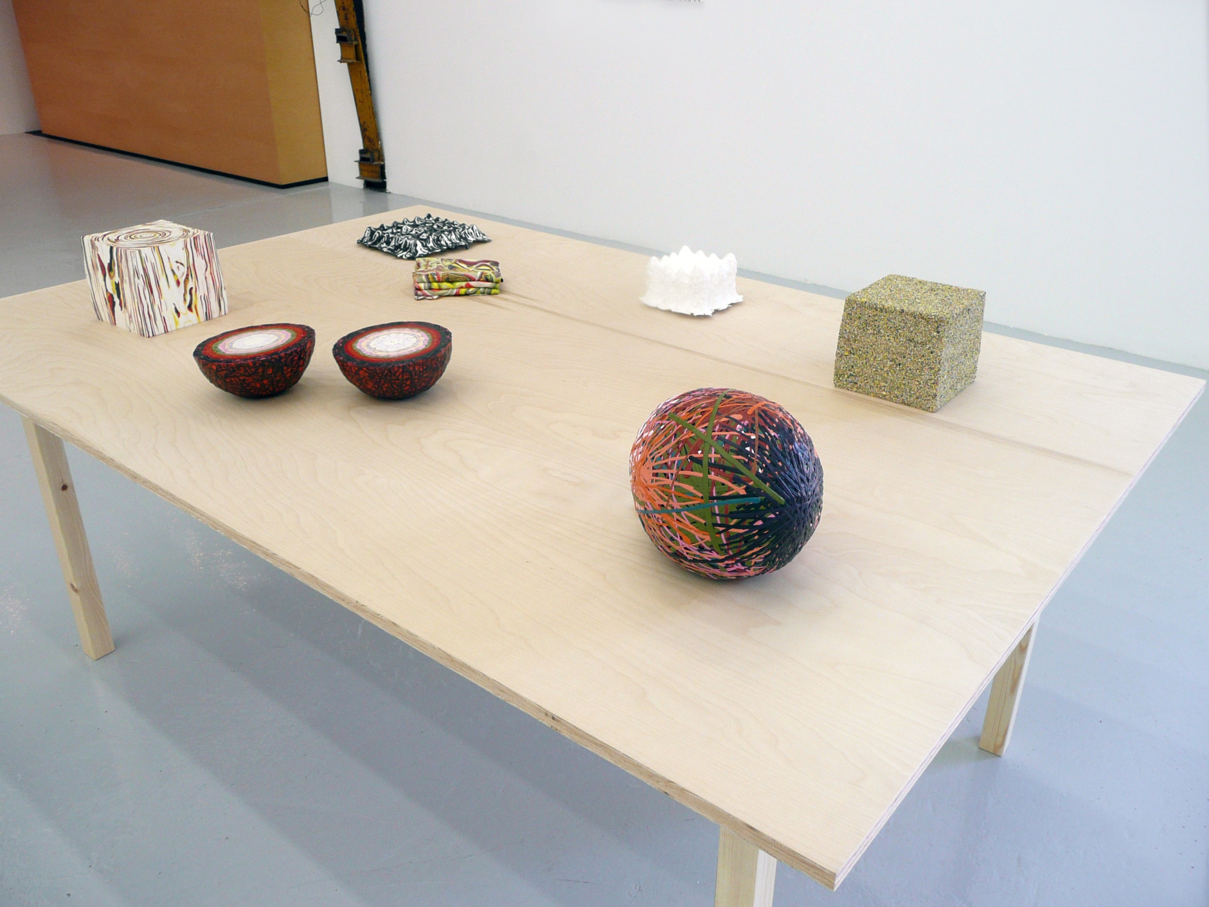 Installation View of Margie Livingston: Paint Objects