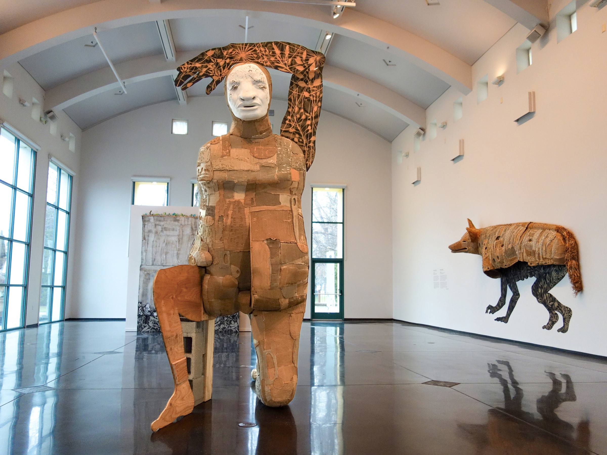 Installation view of Hector Dionicio Mendoza: Geographies of Identity