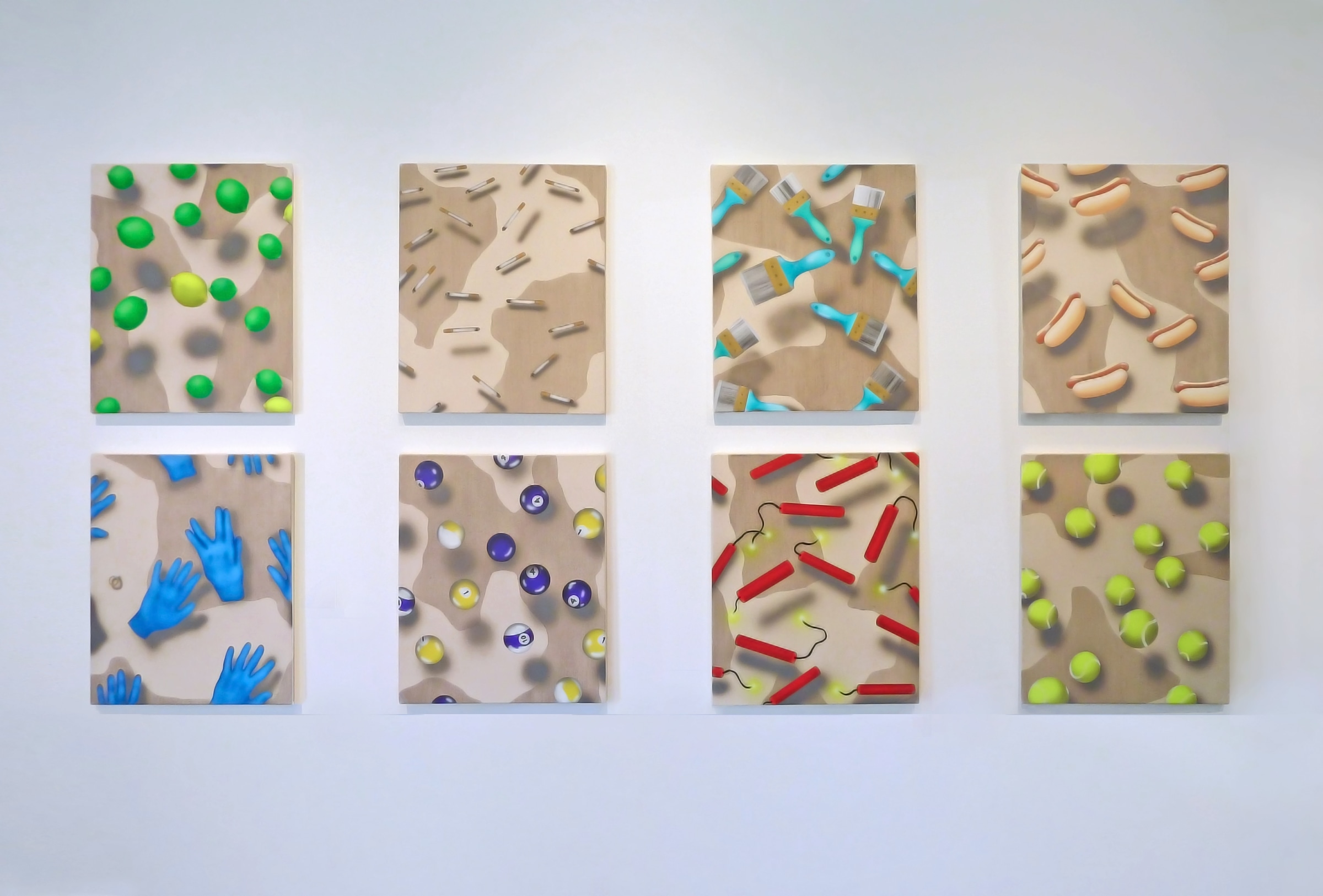 Installation View of Josh Reames: #PAINTING