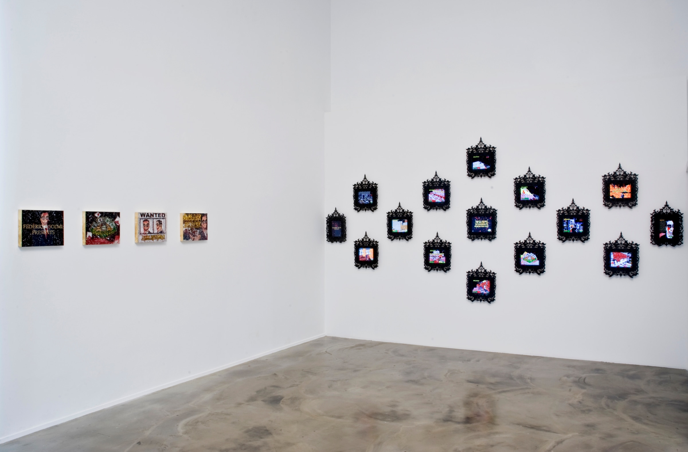 Installation View&nbsp;of Federico Solmi:&nbsp;Douchebag City&nbsp;at SITE Santa Fe 2010 Biennial&nbsp;