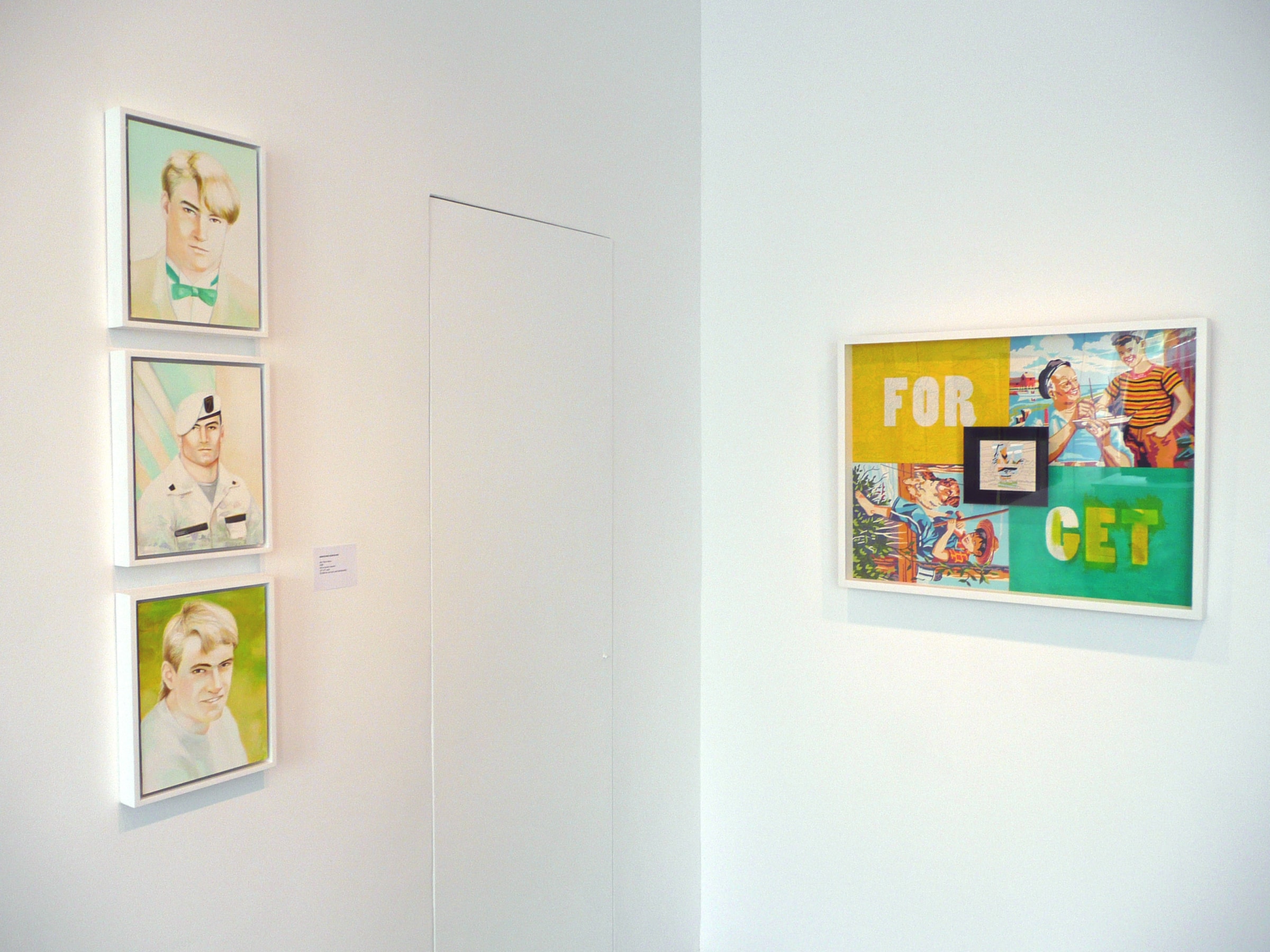 Installation View of COCKED! The Possessed Male: Object of Desire