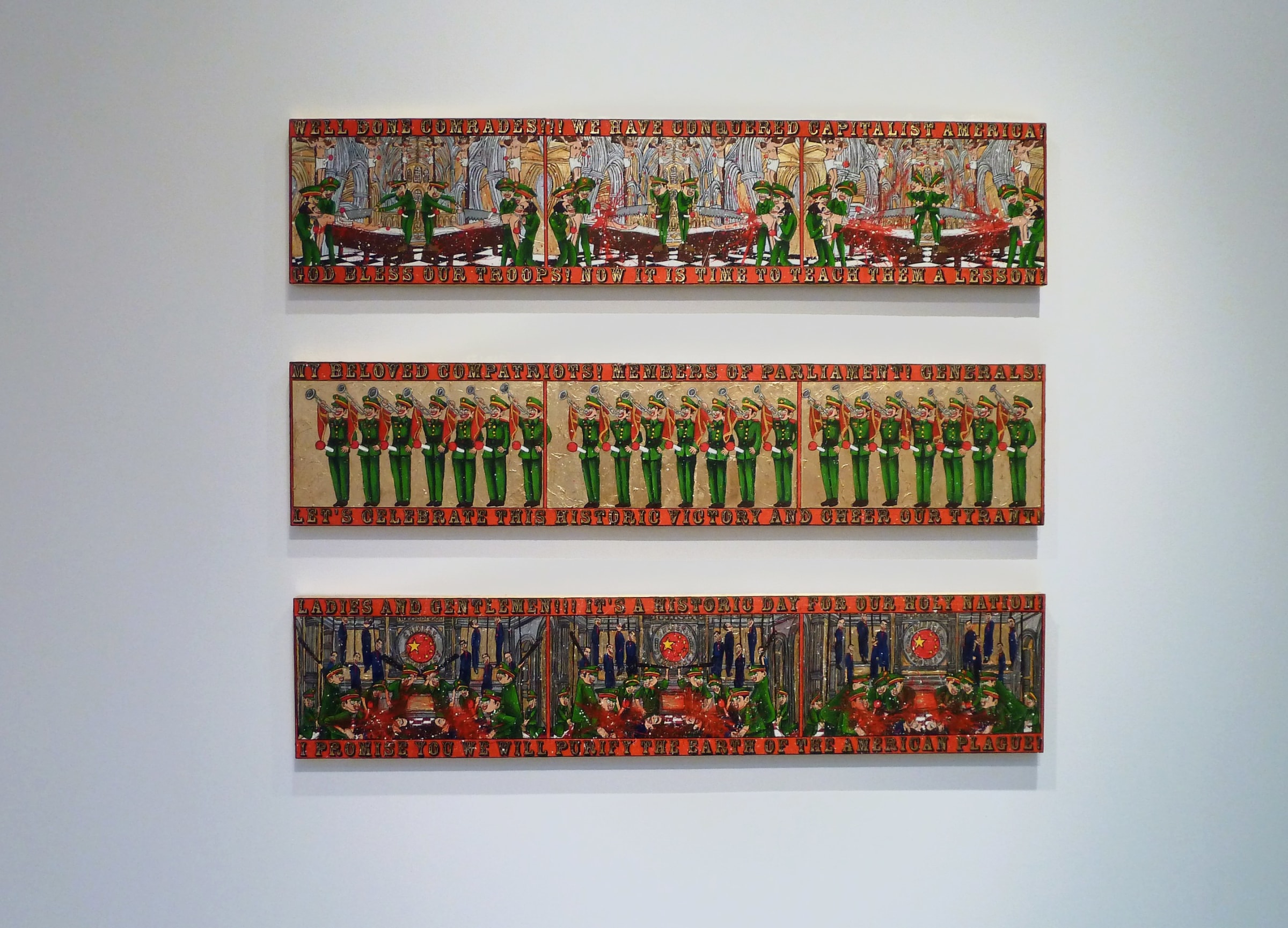 Exhibition View of Federico Solmi: Chinese Democracy