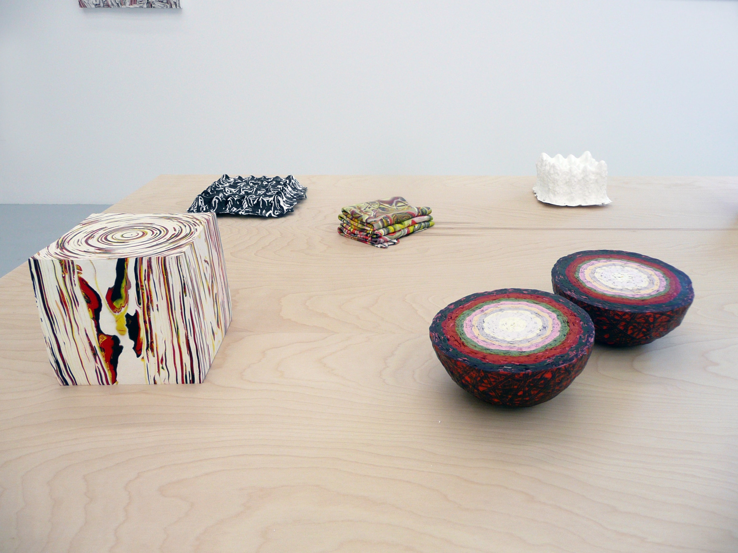 Installation View of Margie Livingston: Paint Objects