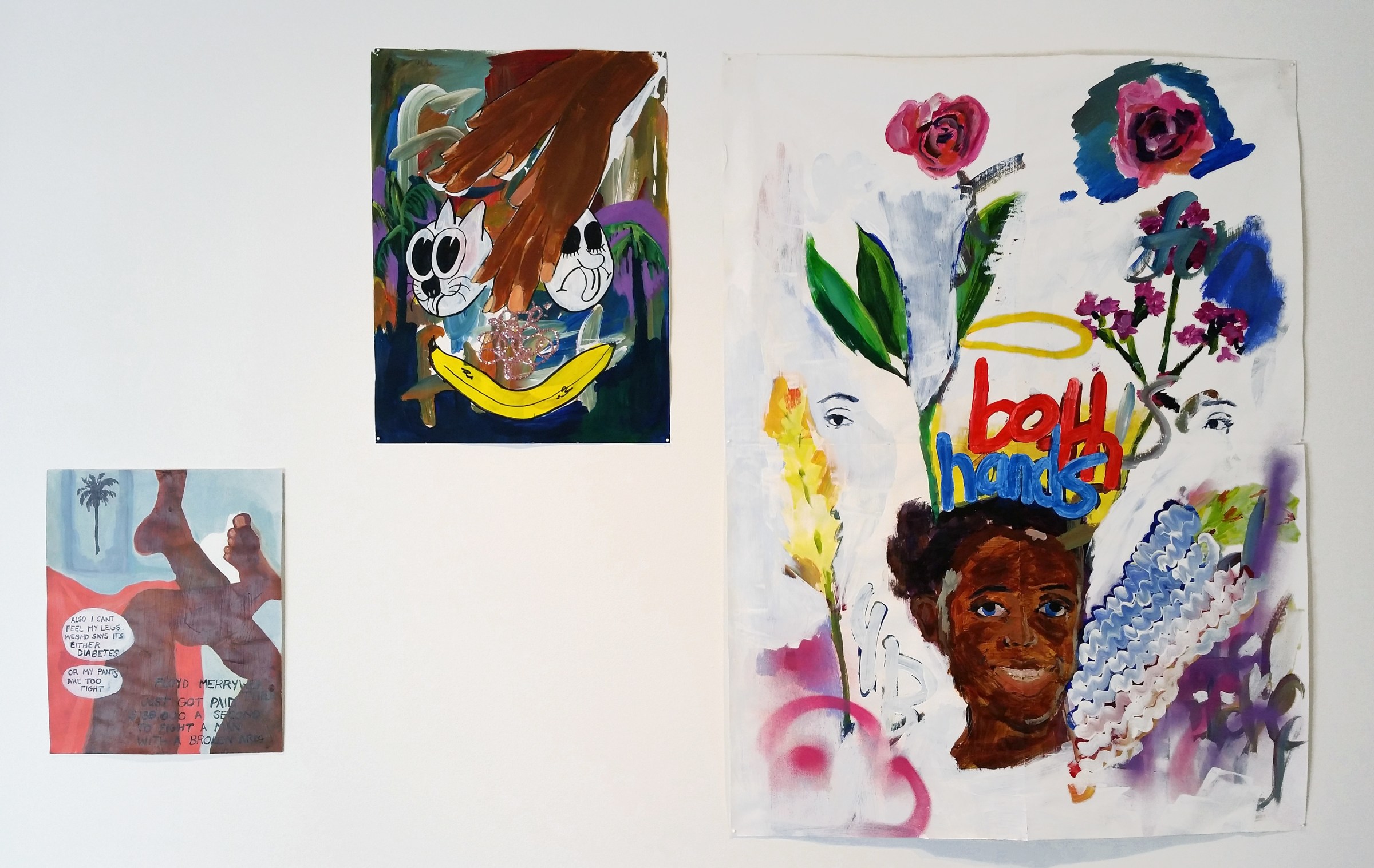 Installation View of HA! HA! BUSINESS!