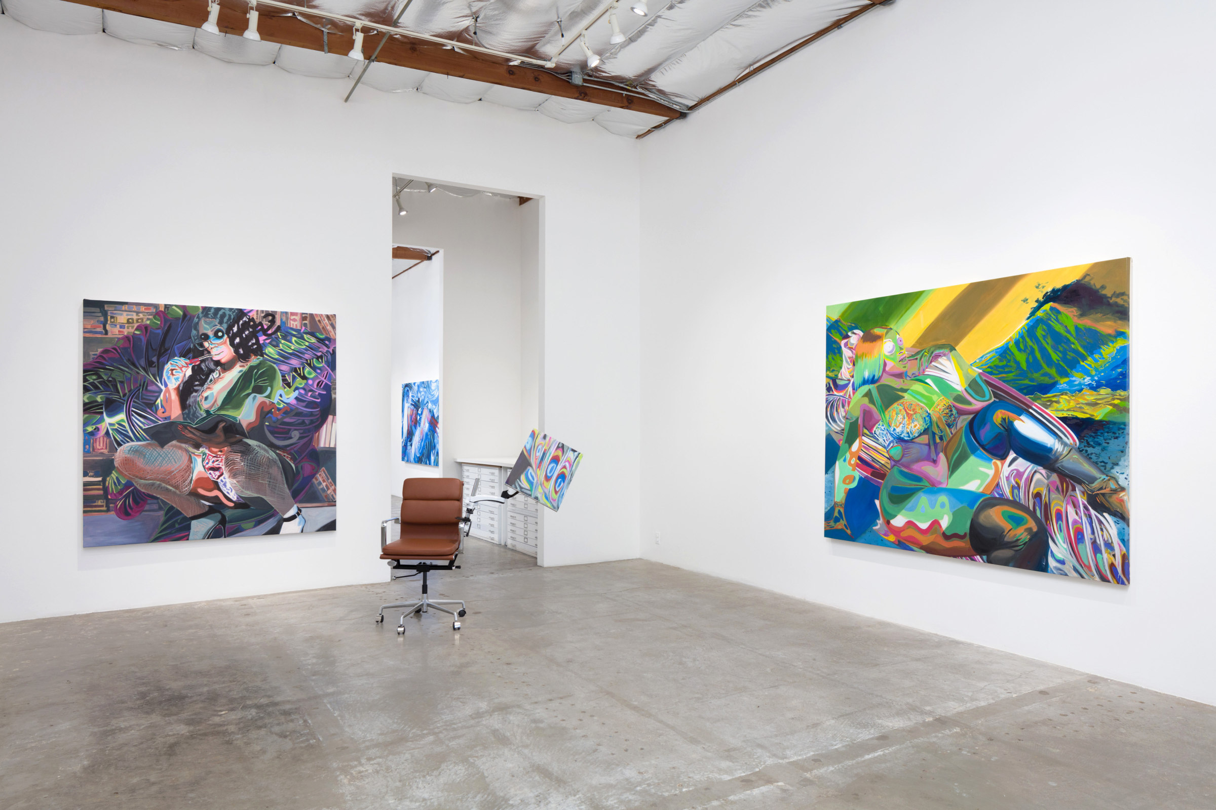 Installation view: &nbsp;Caitlin Cherry: Threadripper