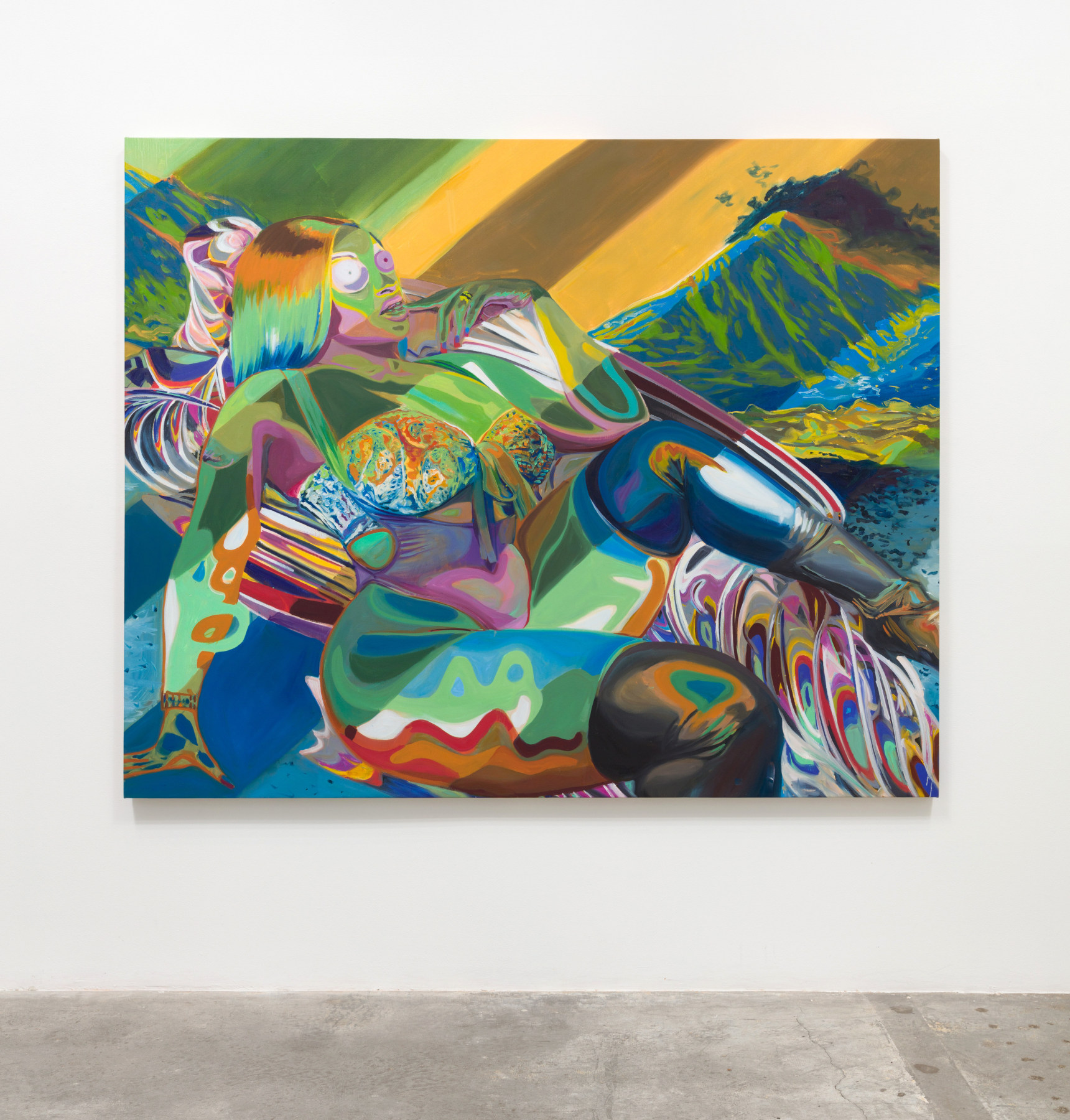 Installation View of Caitlin Cherry: Threadripper